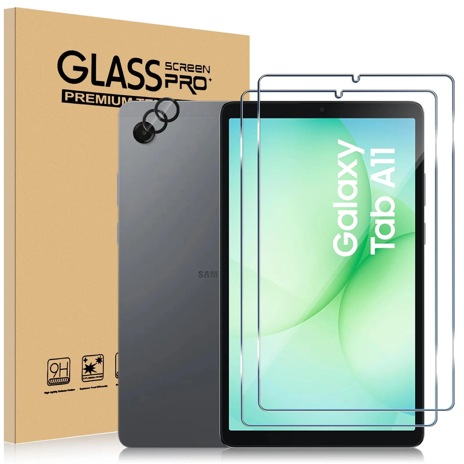 ELYCO Pellicola Protettiva in Vetro Temperato per Samsung Galaxy Tab A11 8.7 Pollici - immagine 1