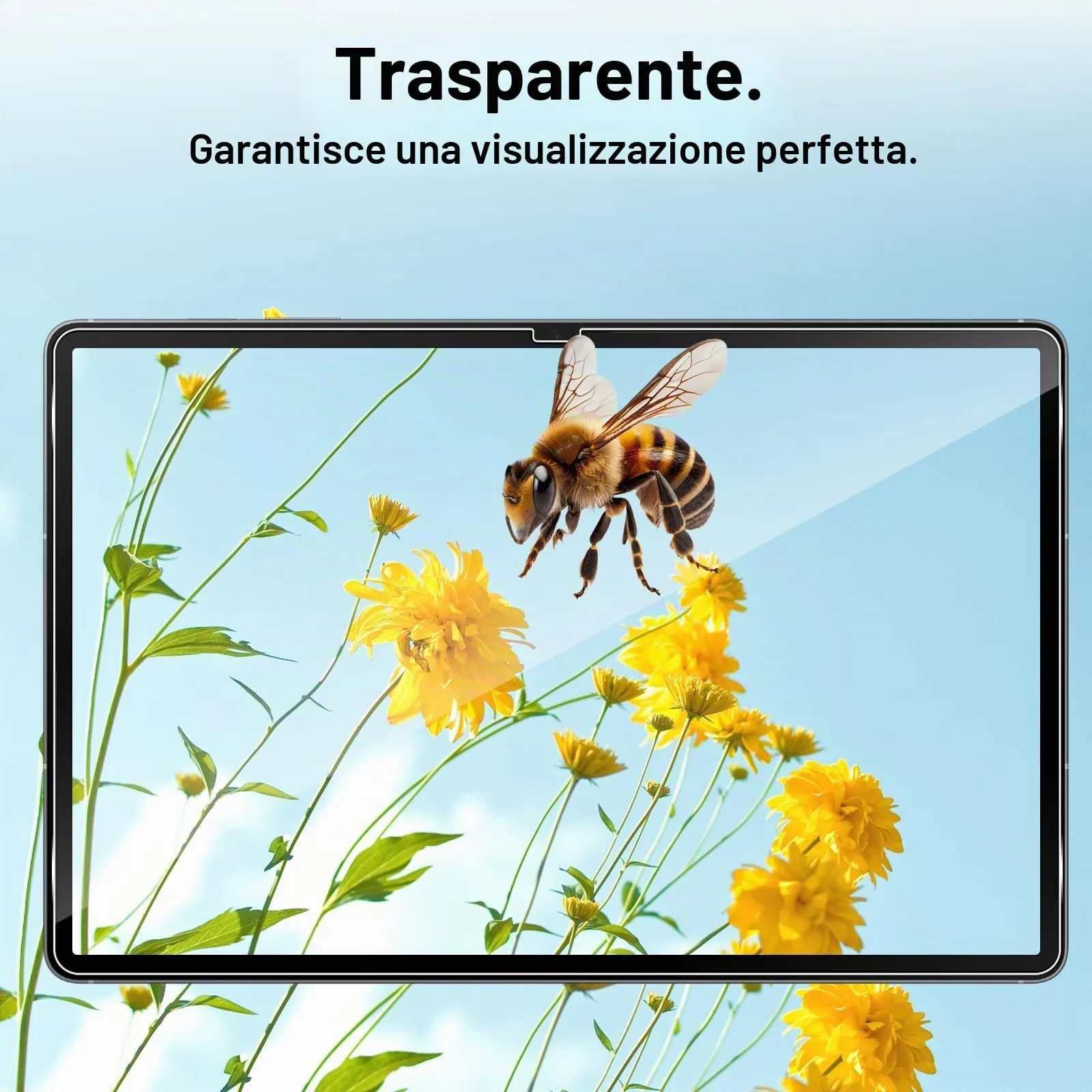ELYCO Pellicola Protettiva in Vetro Temperato per Samsung Galaxy Tab S10 FE Plus 13.1 Pollici - immagine 7