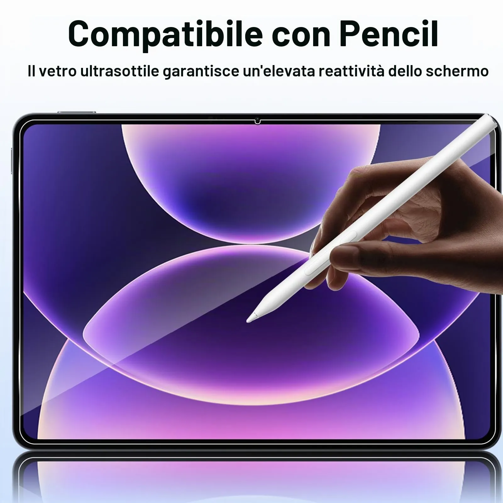 ELYCO Pellicola Protettiva in Vetro Temperato per Xiaomi Pad 8/8 Pro 11.2 Pollici - immagine 5