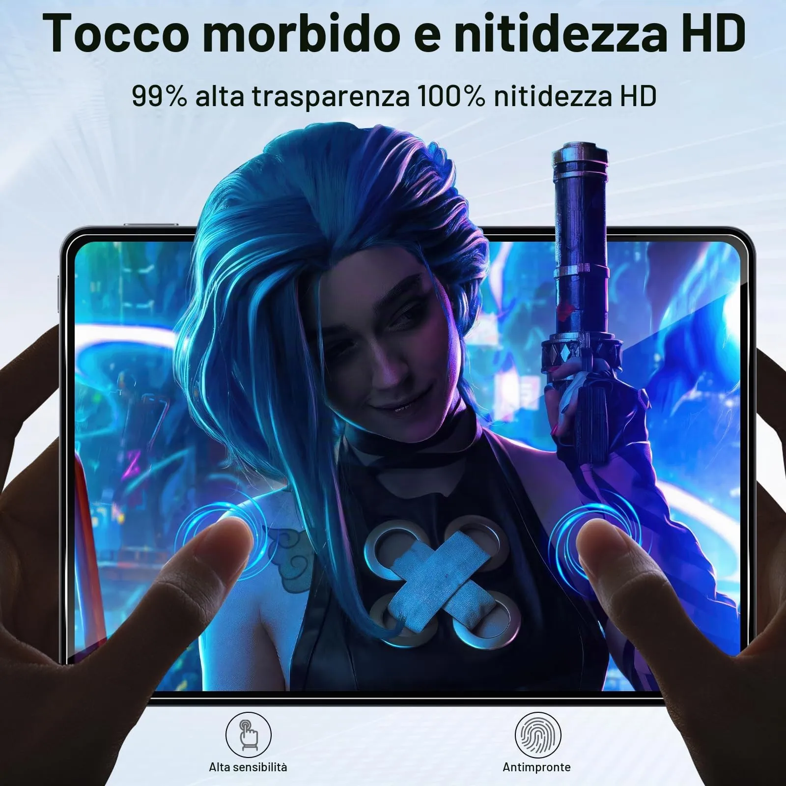 ELYCO Pellicola Protettiva in Vetro Temperato per Xiaomi Pad 8/8 Pro 11.2 Pollici - immagine 6