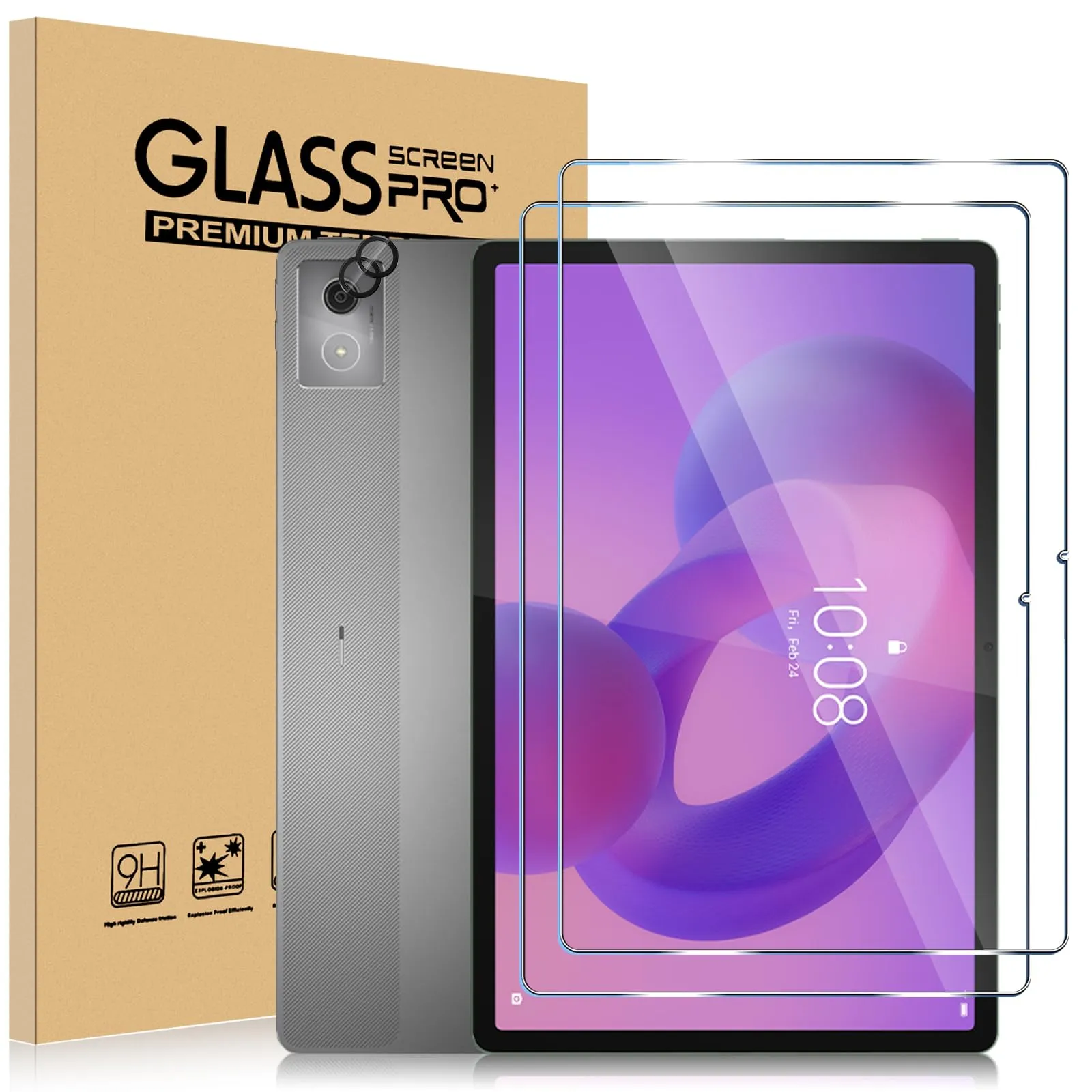 ELYCO Pellicola Protettiva in Vetro Temperato per Lenovo Idea Tab Pro 12.7 Pollici - immagine 1