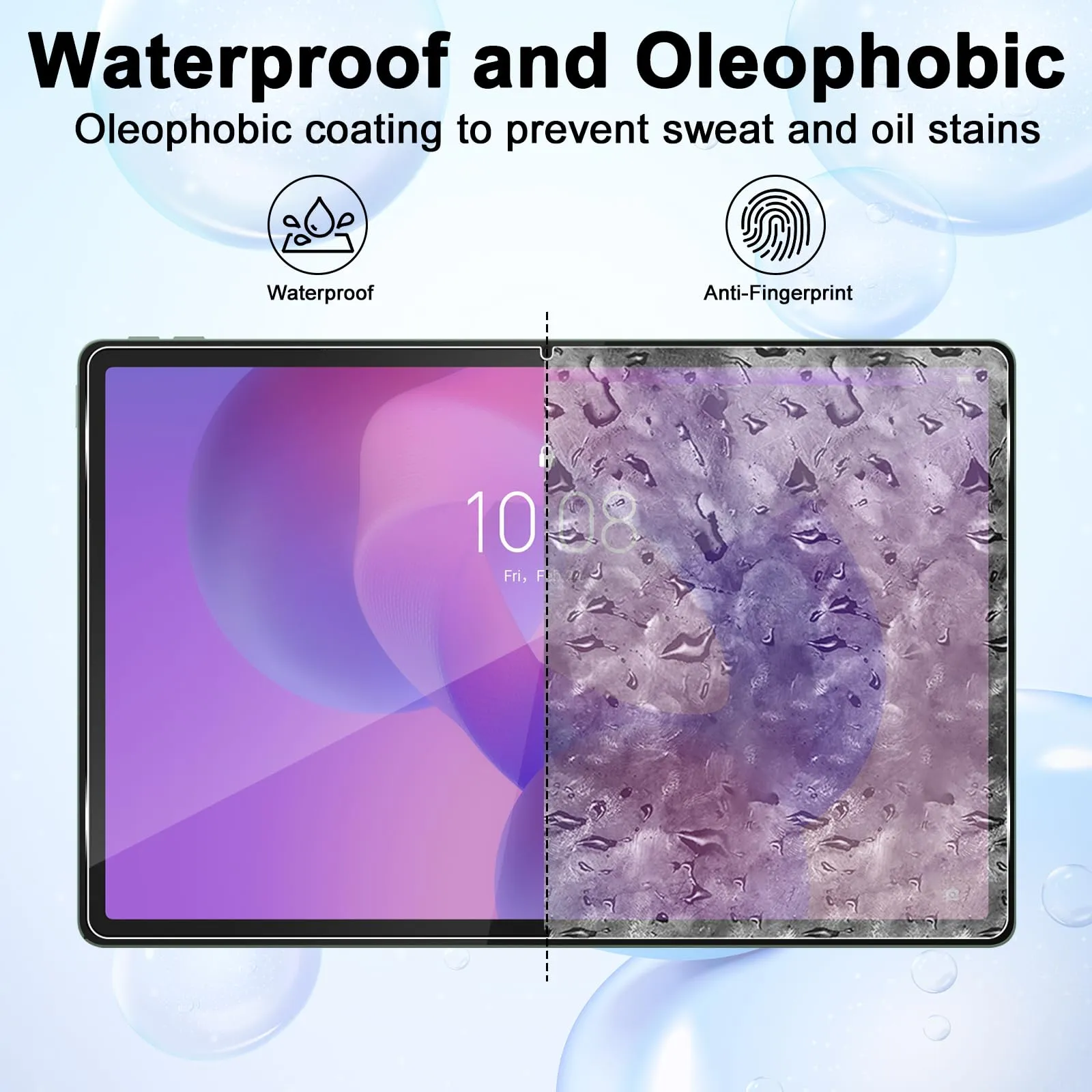 ELYCO Pellicola Protettiva in Vetro Temperato per Lenovo Idea Tab Pro 12.7 Pollici - immagine 3