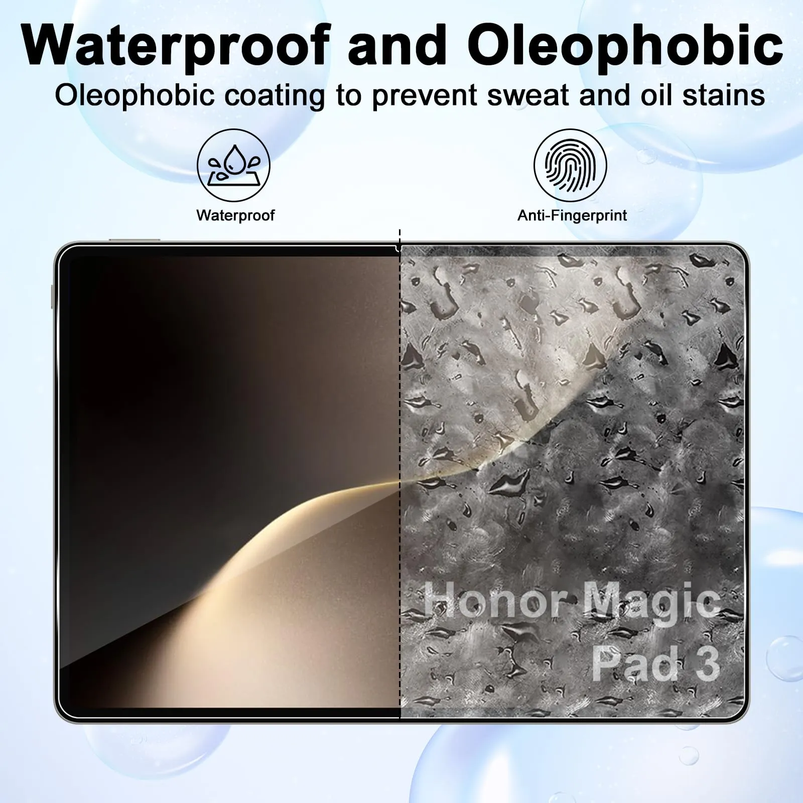 ELYCO Pellicola Protettiva in Vetro Temperato per Honor Magic Pad 3/3 Pro 13.3 Pollici - immagine 3