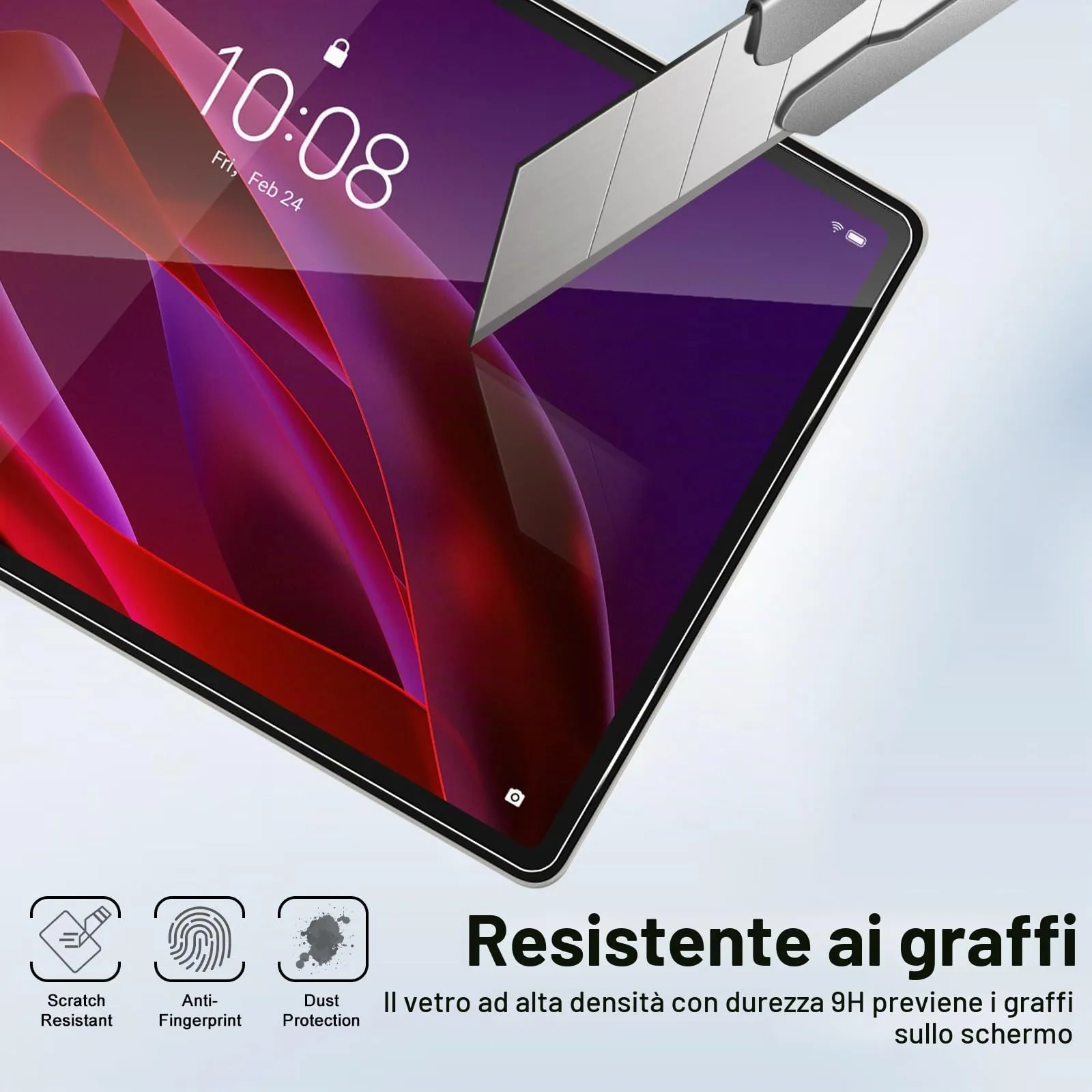 ELYCO Pellicola Protettiva in Vetro Temperato per Lenovo Yoga Tab 11.1 Pollici - immagine 4