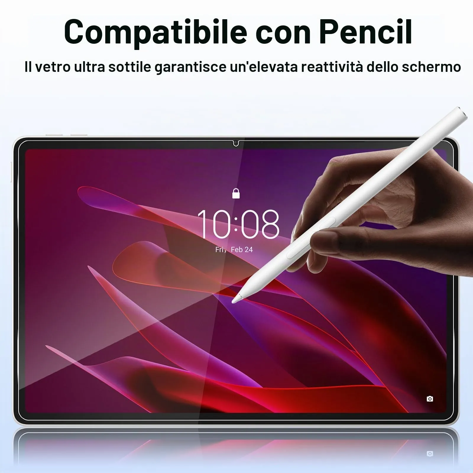 ELYCO Pellicola Protettiva in Vetro Temperato per Lenovo Yoga Tab 11.1 Pollici - immagine 5