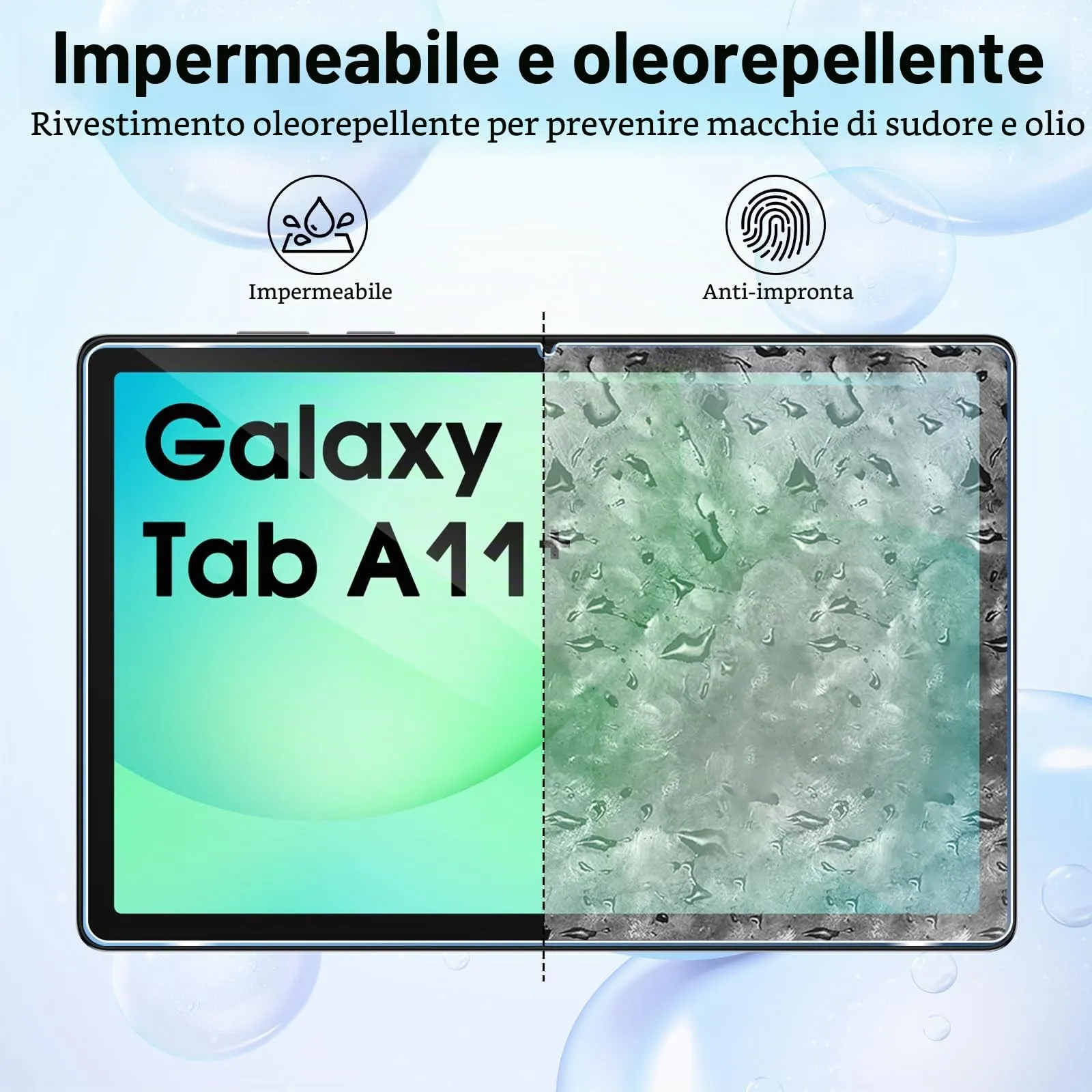 ELYCO Pellicola Protettiva in Vetro Temperato per Samsung Galaxy Tab A11 Plus 11 Pollici - immagine 3