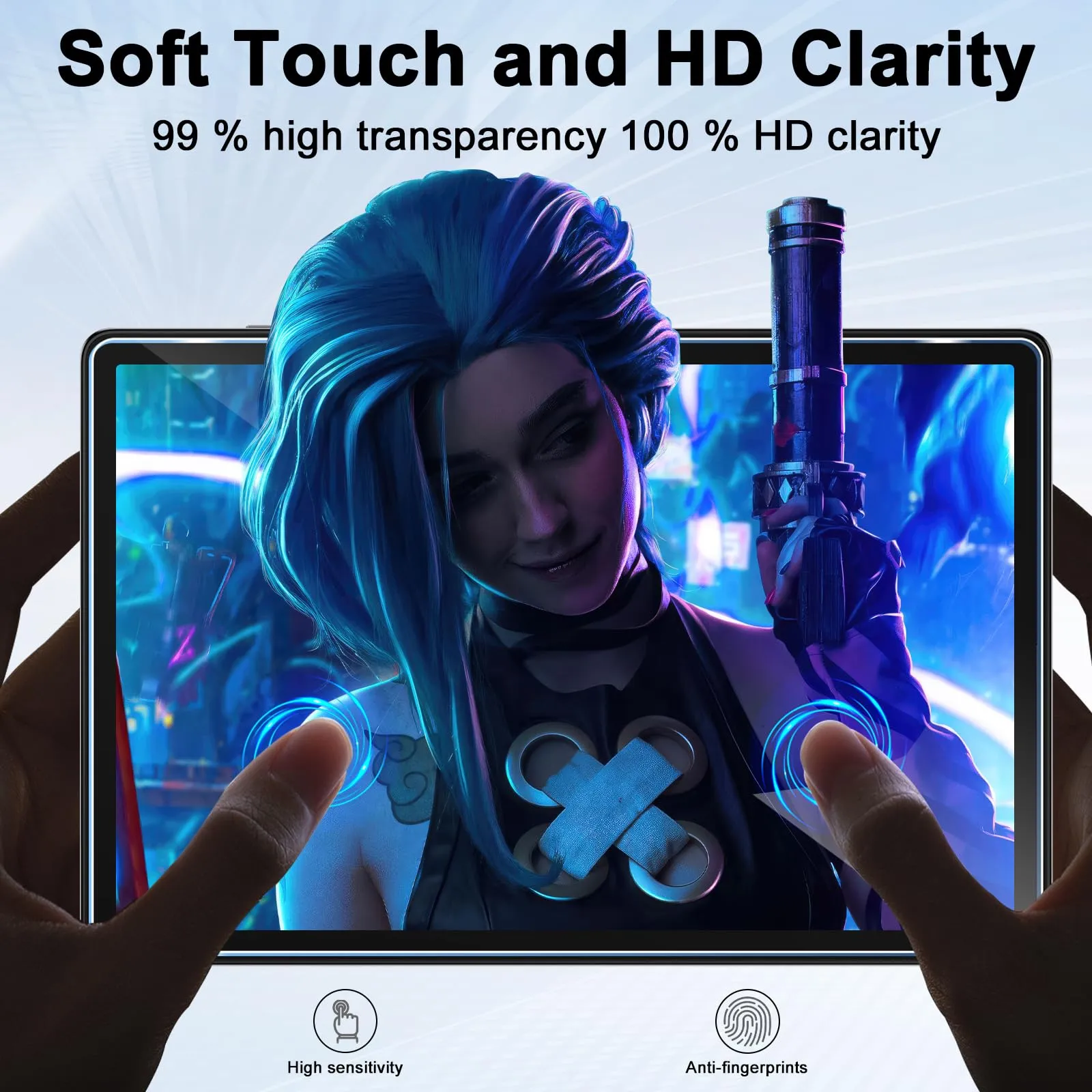 ELYCO Pellicola Protettiva in Vetro Temperato per Samsung Galaxy Tab A11 Plus 11 Pollici - immagine 6