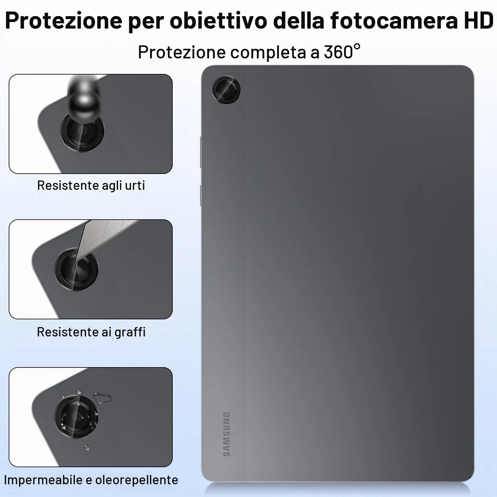ELYCO Pellicola Protettiva in Vetro Temperato per Samsung Galaxy Tab A11 Plus 11 Pollici - immagine 7