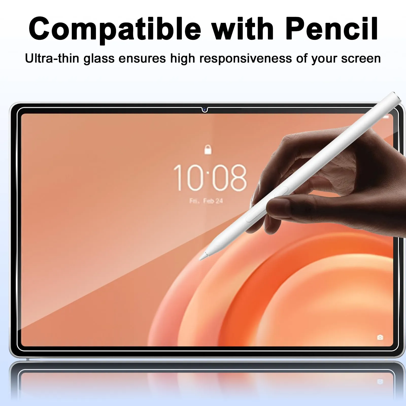 ELYCO Pellicola Protettiva in Vetro Temperato per Lenovo Tab Plus Gen 2 12.1 Pollici - immagine 5