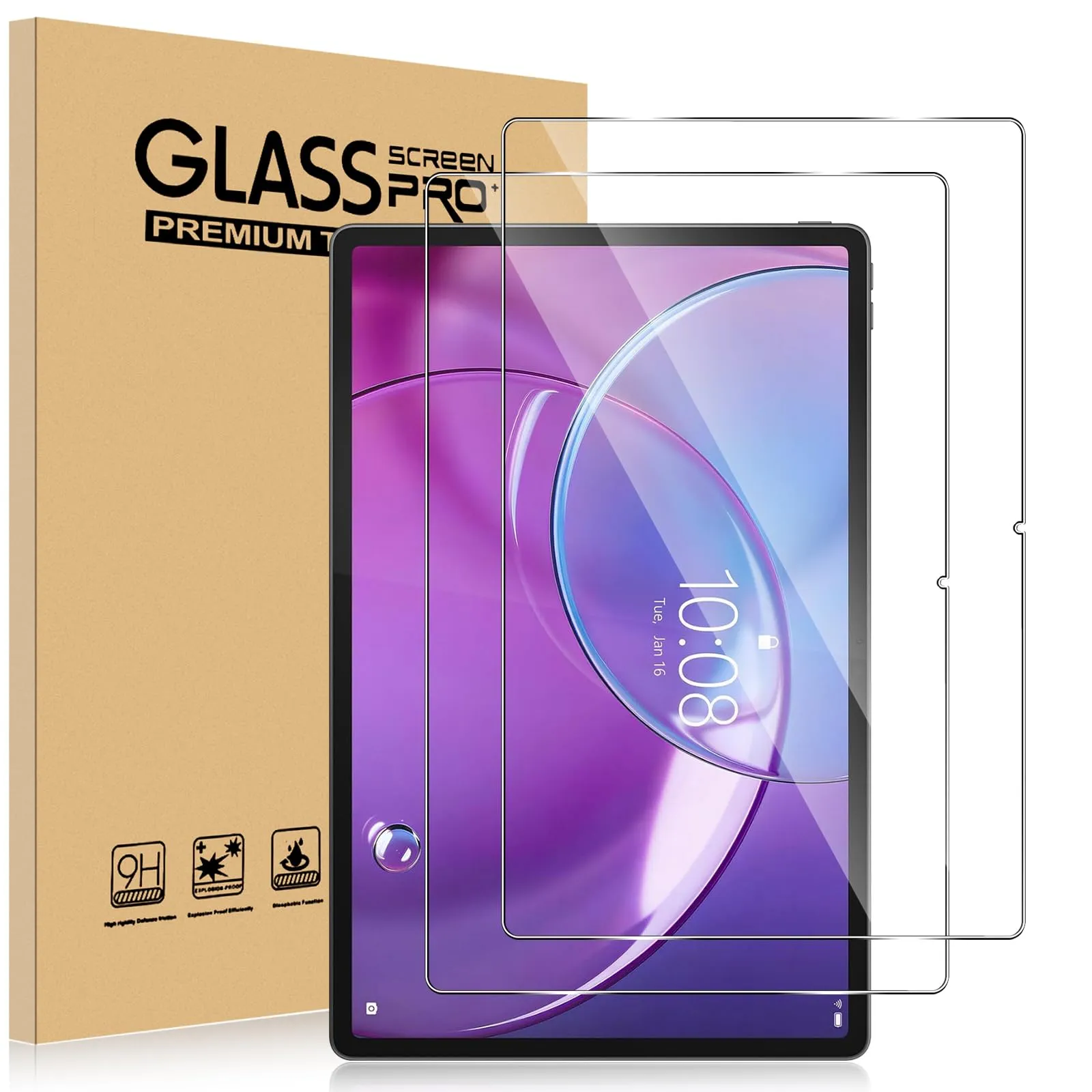 ELYCO Pellicola Protettiva in Vetro Temperato per Lenovo Idea Tab Pro Gen 2 13 Pollici - immagine 1