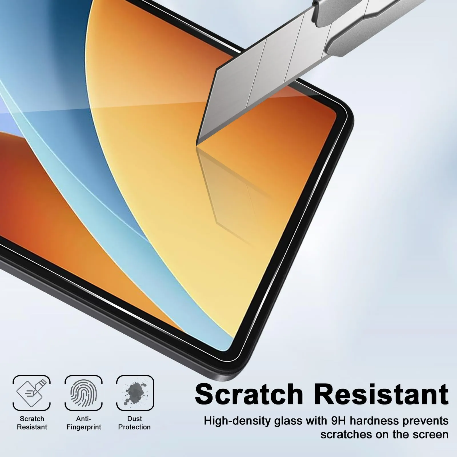 ELYCO Pellicola Protettiva in Vetro Temperato per Xiaomi Redmi Pad 2 9.7 Pollici - immagine 4