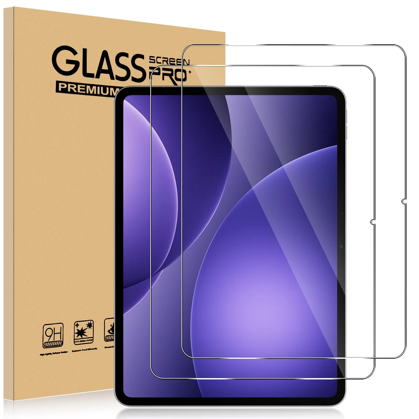 ELYCO Pellicola Protettiva in Vetro Temperato per OPPO Pad 5 / OnePlus Pad Go 2 12.1 Pollici - immagine 1