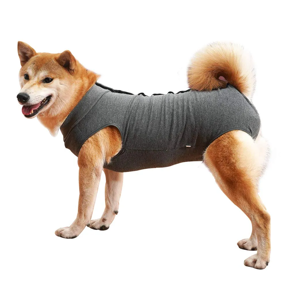 HEYWEAN Tuta Post Operatoria per Cani Femmine, Taglia XXXL, Grigio - immagine 2