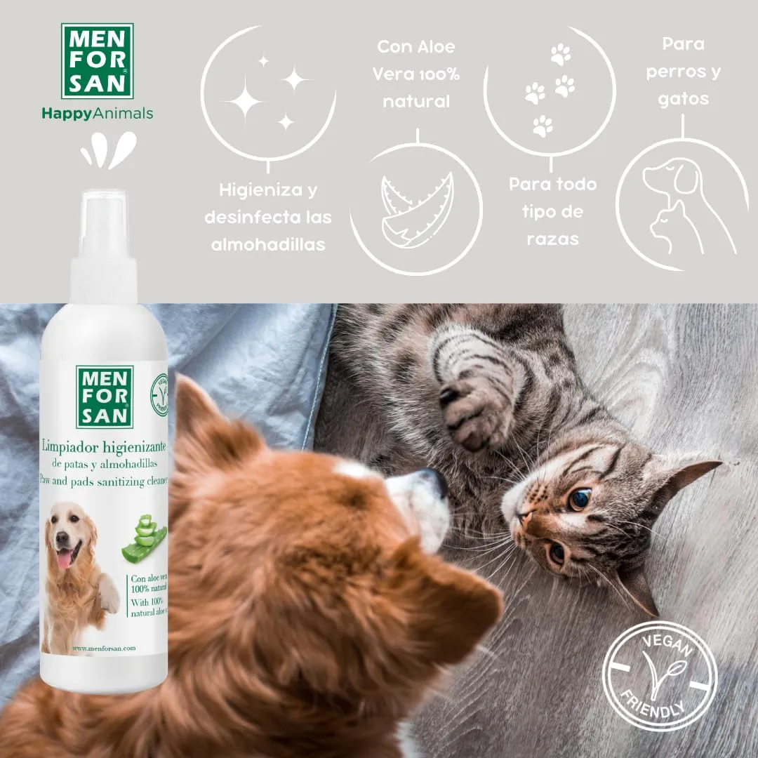 Menforsan Detergente per Zampe e Cuscinetti per Cani con Aloe Vera, 125 ml - immagine 3