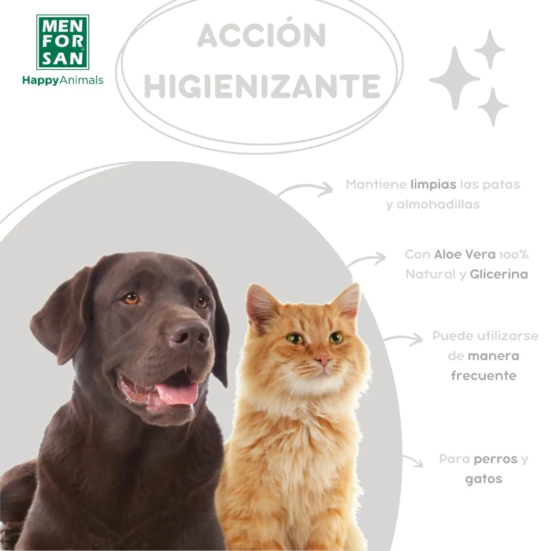 Menforsan Detergente per Zampe e Cuscinetti per Cani con Aloe Vera, 125 ml - immagine 4