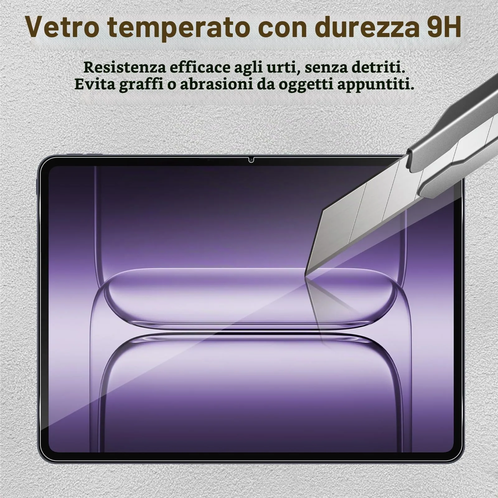 ELYCO Pellicola Protettiva in Vetro Temperato per OnePlus Pad 3 13.2 Pollici - immagine 3