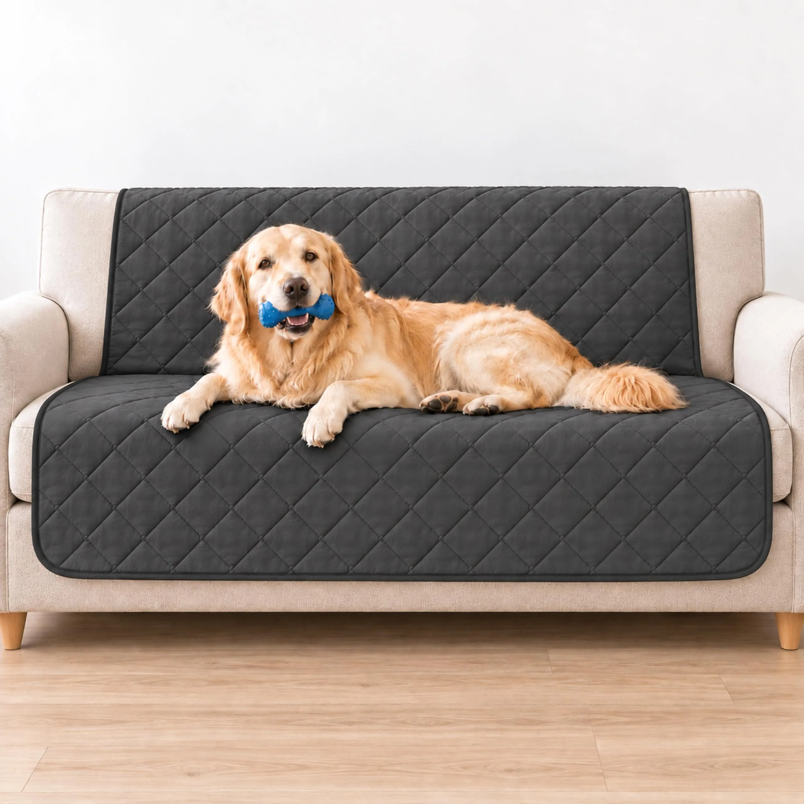 Dreamzie Coperta Impermeabile per Cani, 130x205 cm, Antracite - immagine 1