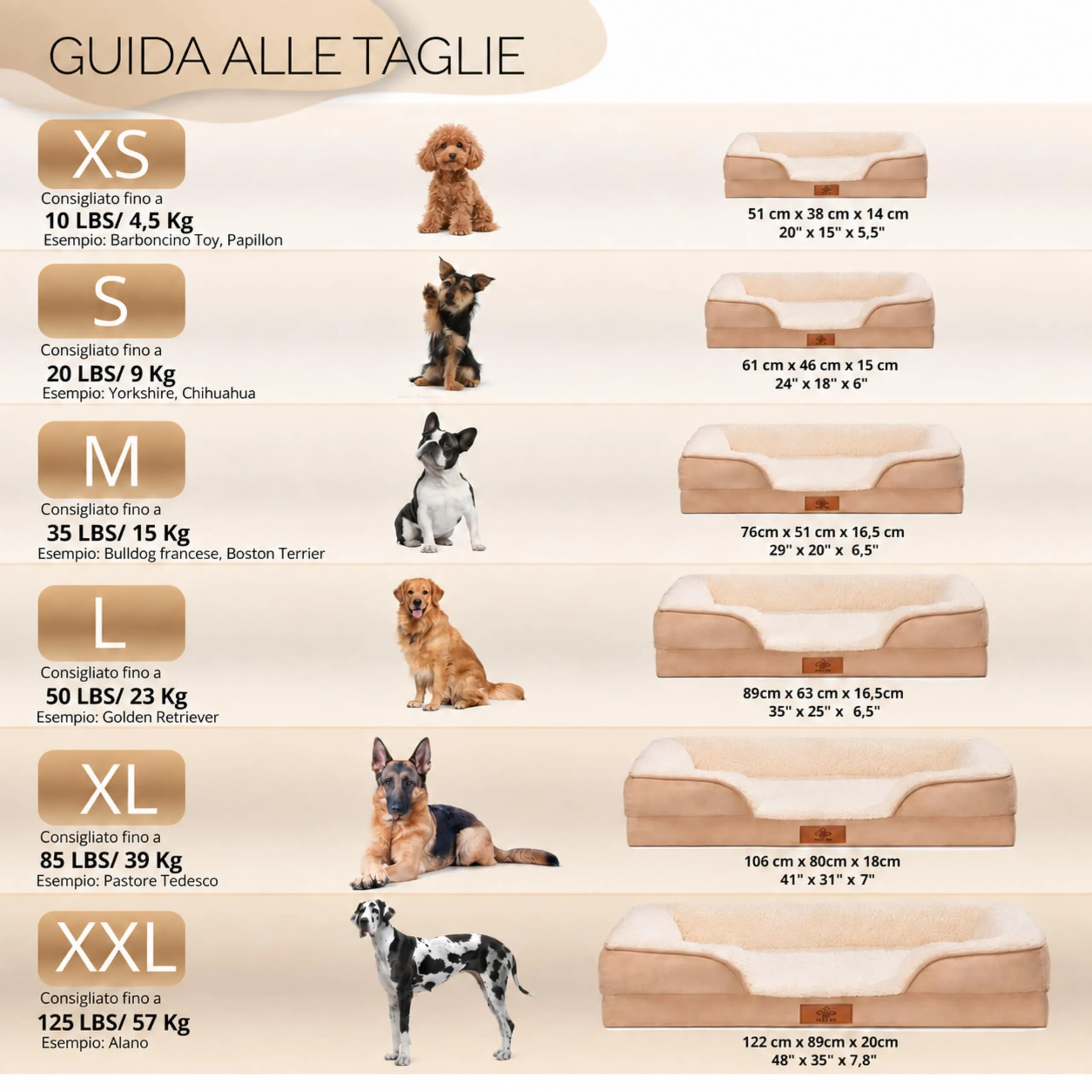 VEEL PET Cuccia Ortopedica per cani con Fodera Impermeabile Lavabile, XXL (122 x 89 x 20 cm) - immagine 9
