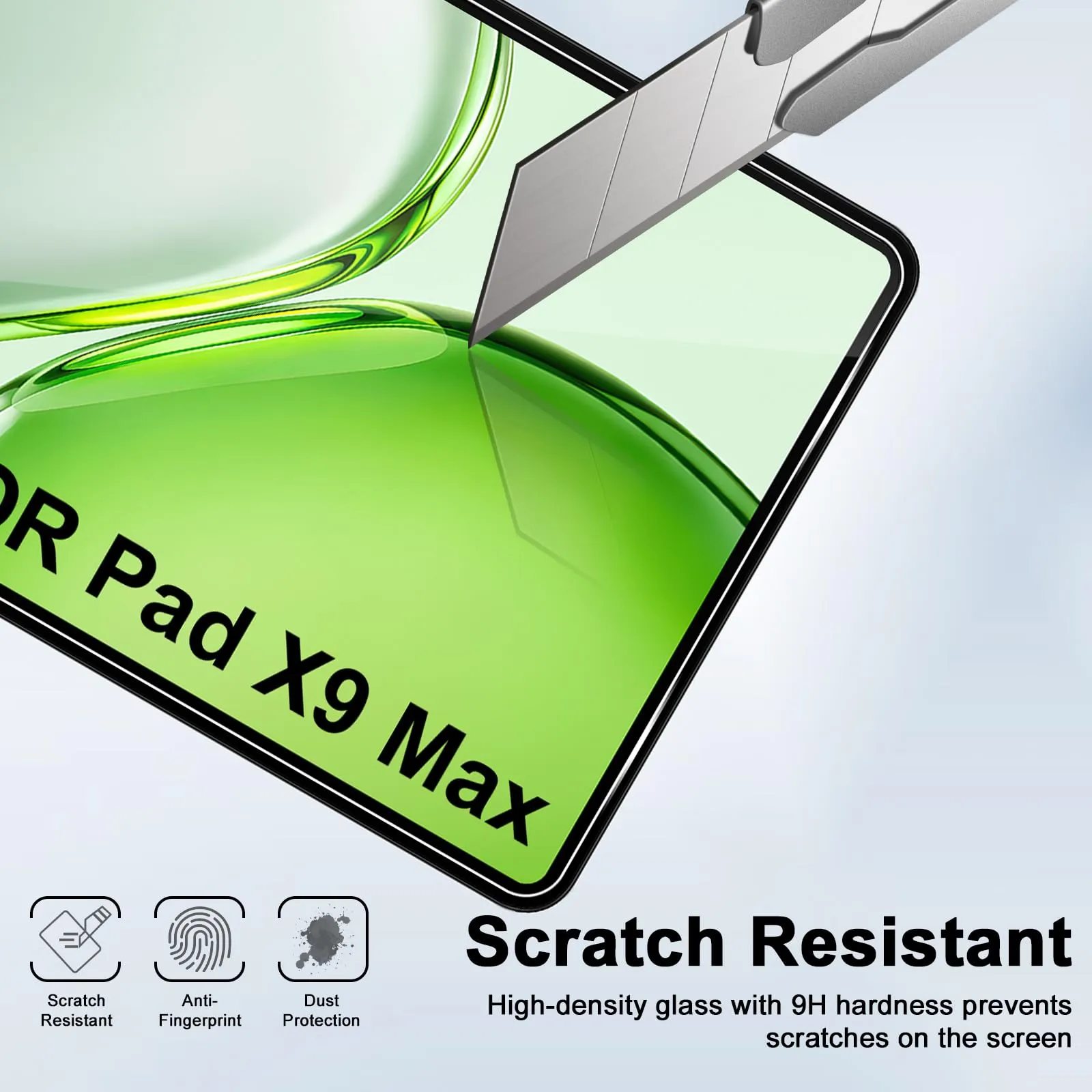 ELYCO Pellicola Protettiva in Vetro Temperato per Honor Pad X9 Max 13.3 Pollici, 2 Pezzi - immagine 4