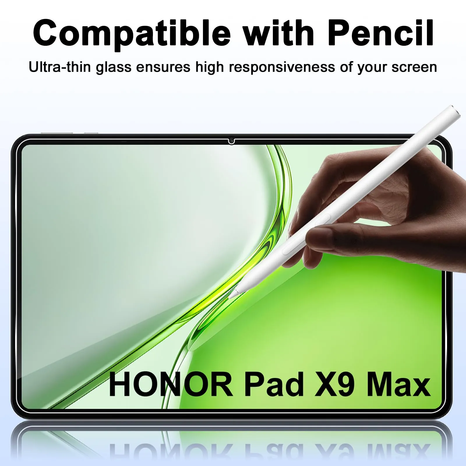 ELYCO Pellicola Protettiva in Vetro Temperato per Honor Pad X9 Max 13.3 Pollici, 2 Pezzi - immagine 5