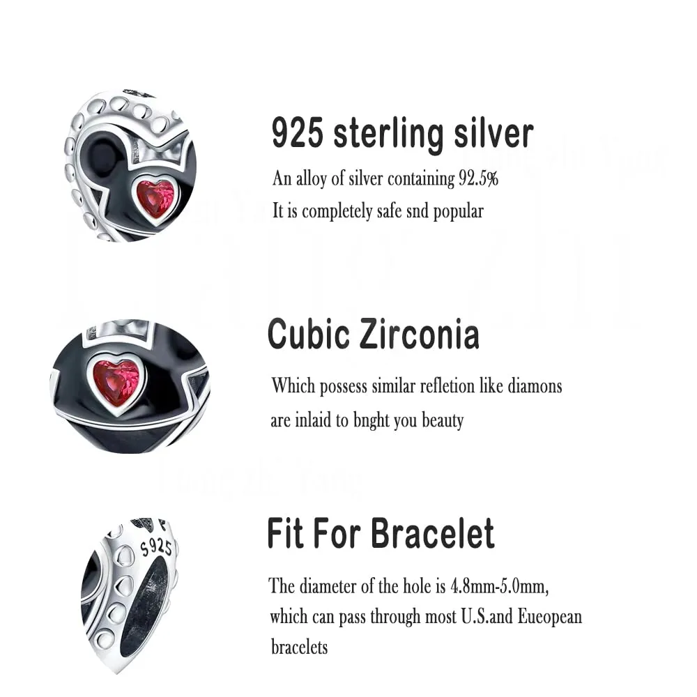 HappyStar Charm in Argento 925 per Braccialetti Europei e Collane - immagine 6
