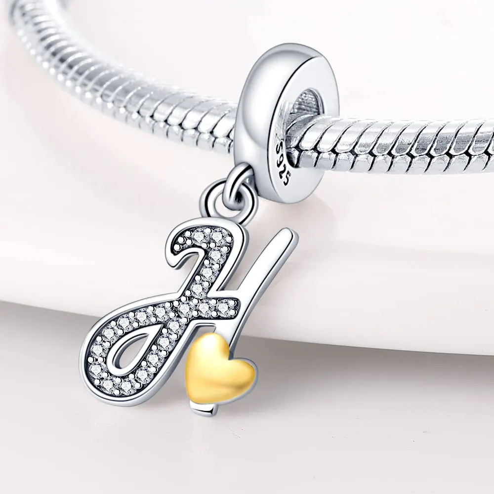 Pandach Bead Charm Argento Sterling 925 con Cubic Zirconia per Braccialetti e Collane Europei - immagine 4