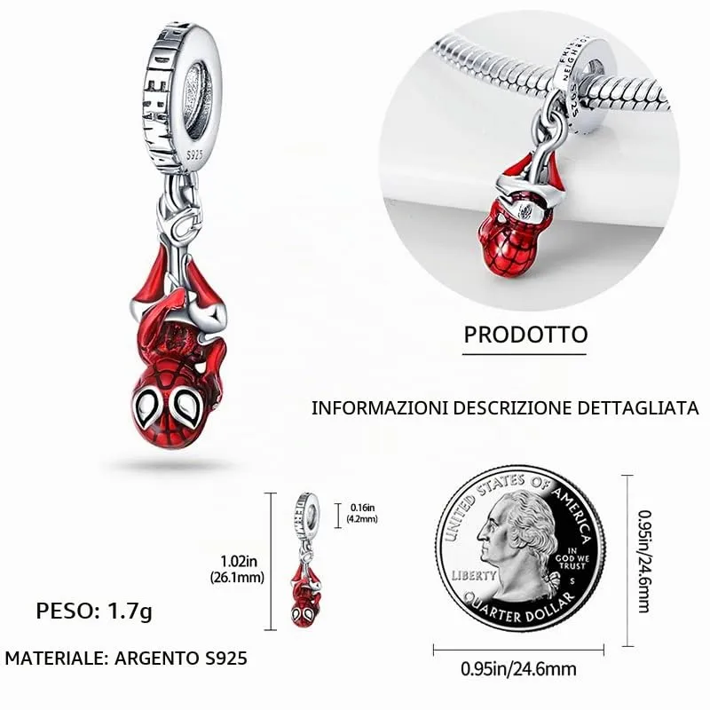 HappyStar Charm in Argento 925 per Braccialetti Europei e Collane - immagine 6