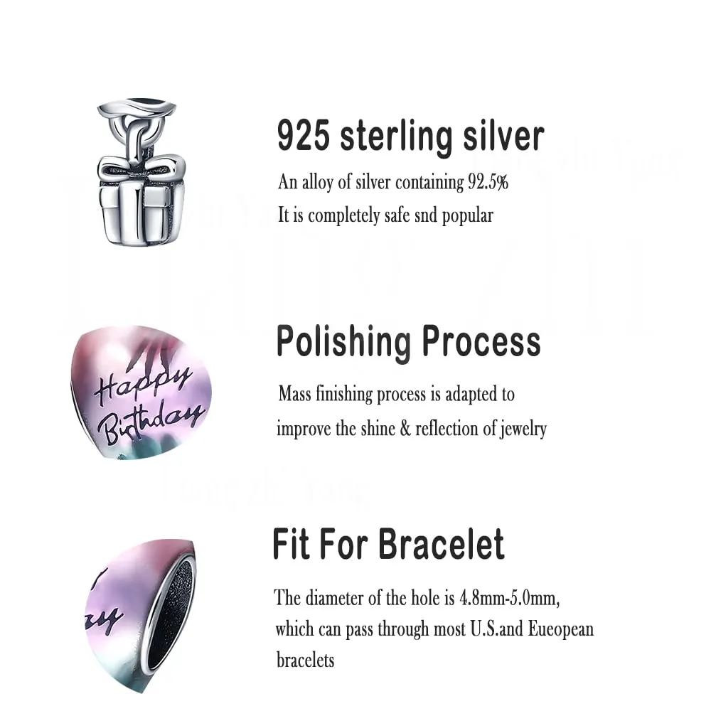 HappyStar Charm in Argento 925 per Braccialetti Europei e Collane - immagine 4
