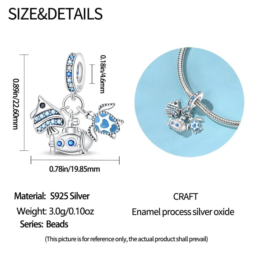 HappyStar Charm in Argento 925 per Braccialetti Europei e Collane - immagine 4
