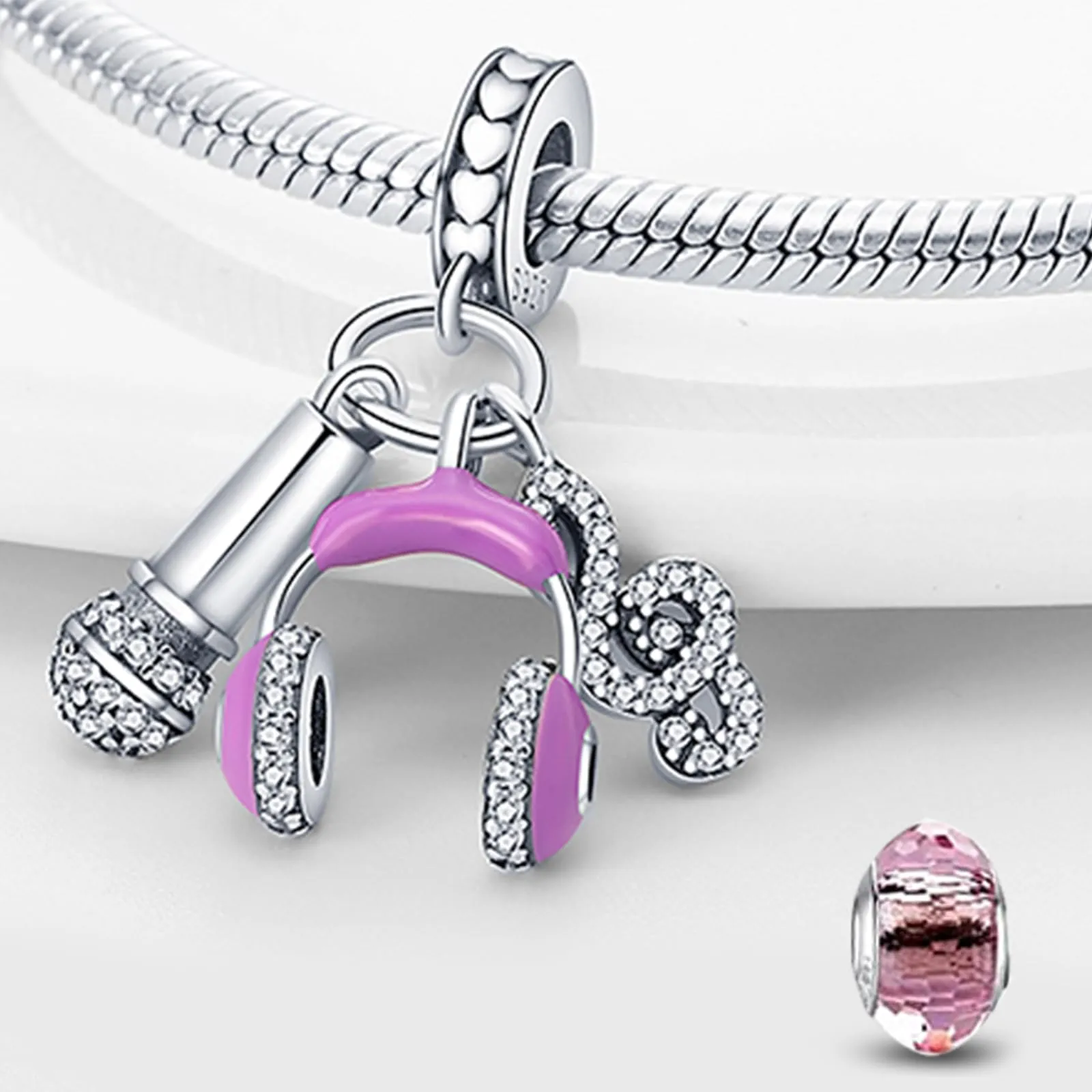 HappyStar Charm in Argento 925 per Braccialetti Europei e Collana - immagine 2