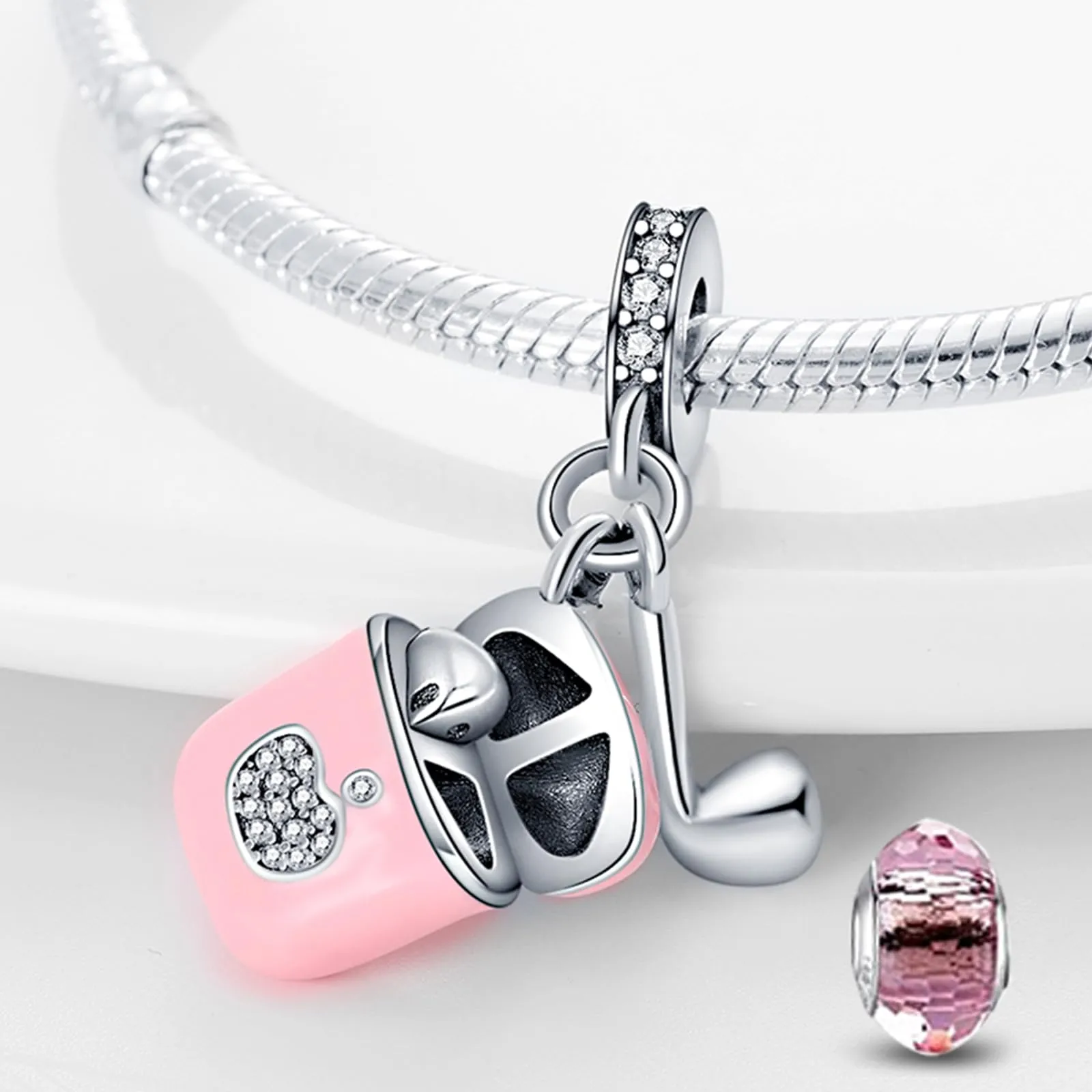 HappyStar Charm in Argento 925 per Braccialetti Europei e Collana - immagine 2