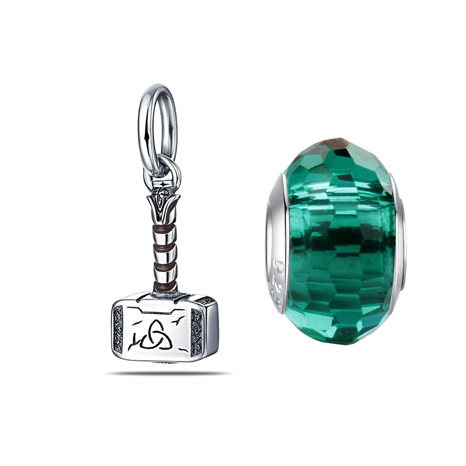 HappyStar Charm in Argento 925 per Braccialetti Europei e Collane - immagine 1