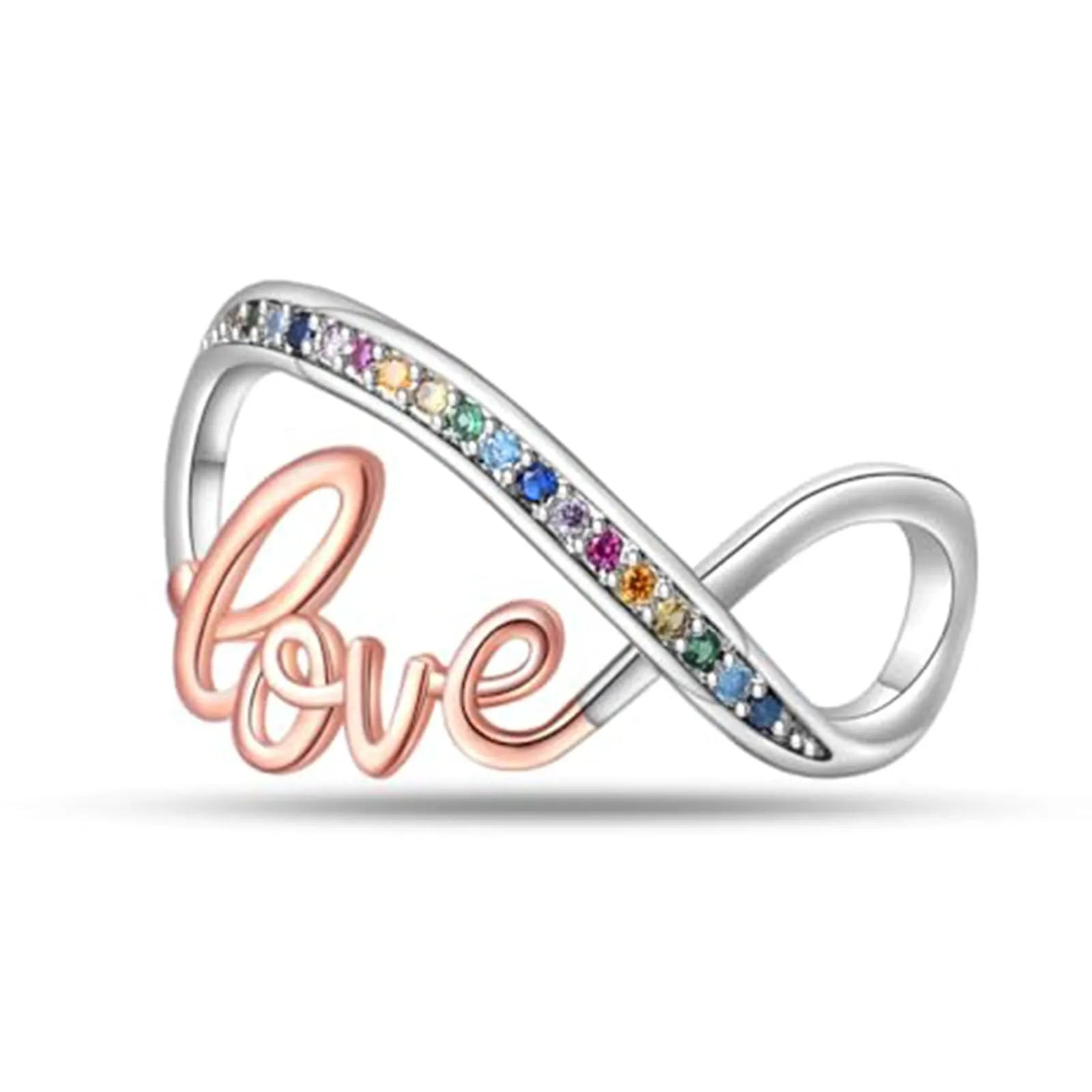 HappyStar Charm in Argento 925 per Braccialetti Europei e Collane - immagine 1