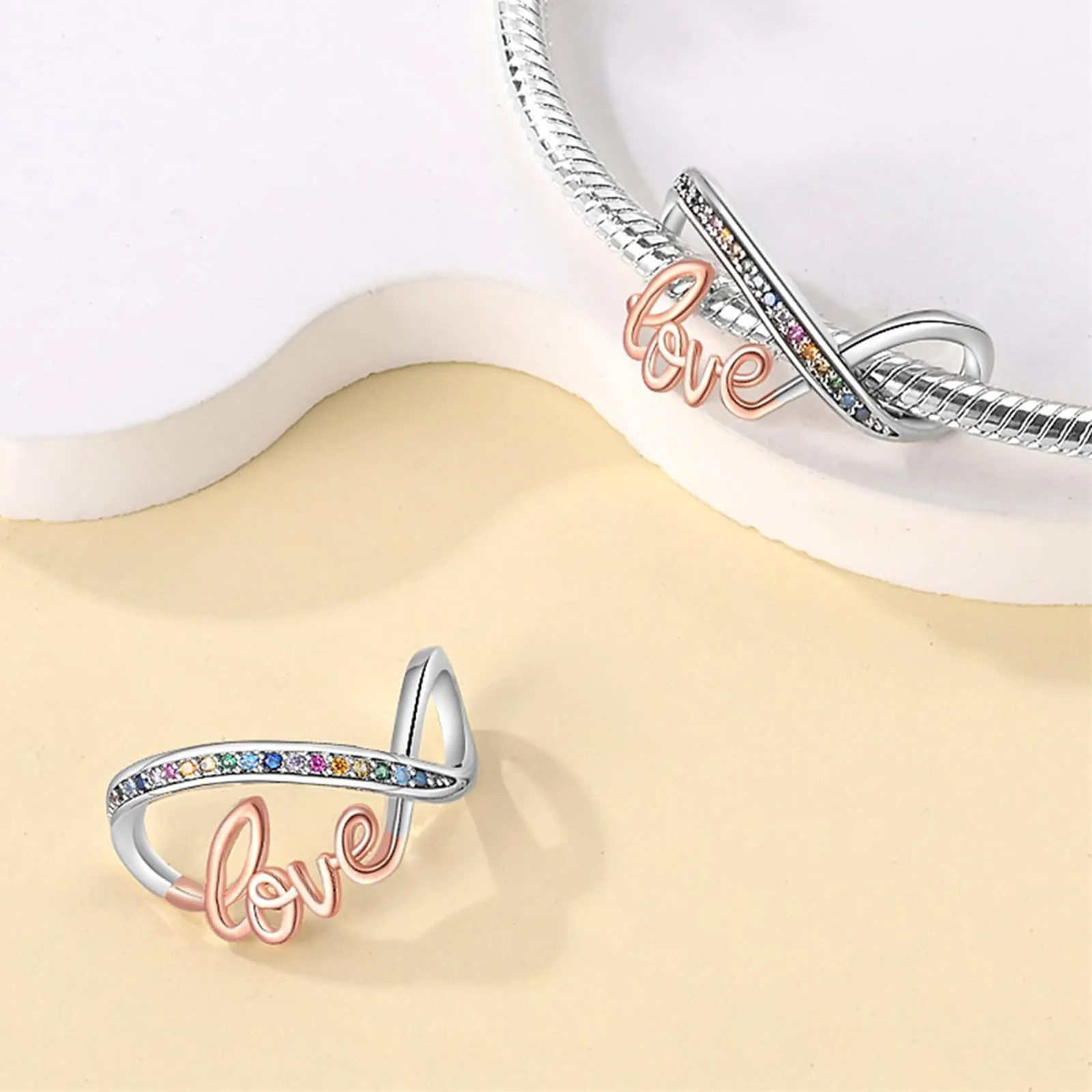 HappyStar Charm in Argento 925 per Braccialetti Europei e Collane - immagine 3