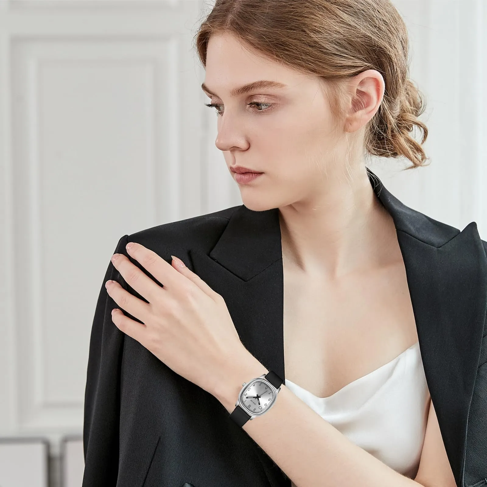 CIVO Orologio Donna Analogico Quadrante 28mm Numeri Grandi - immagine 2