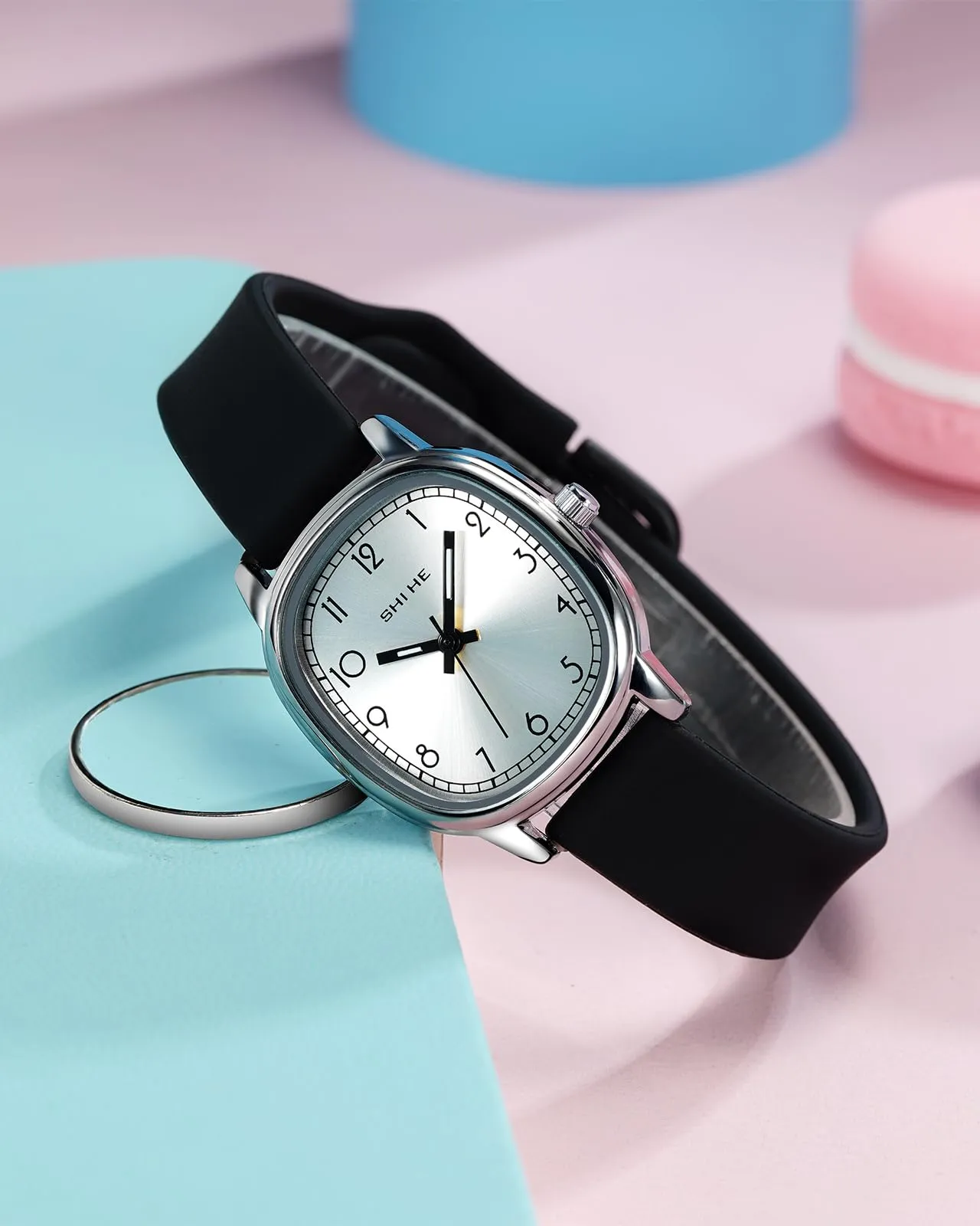 CIVO Orologio Donna Analogico Quadrante 28mm Numeri Grandi - immagine 3