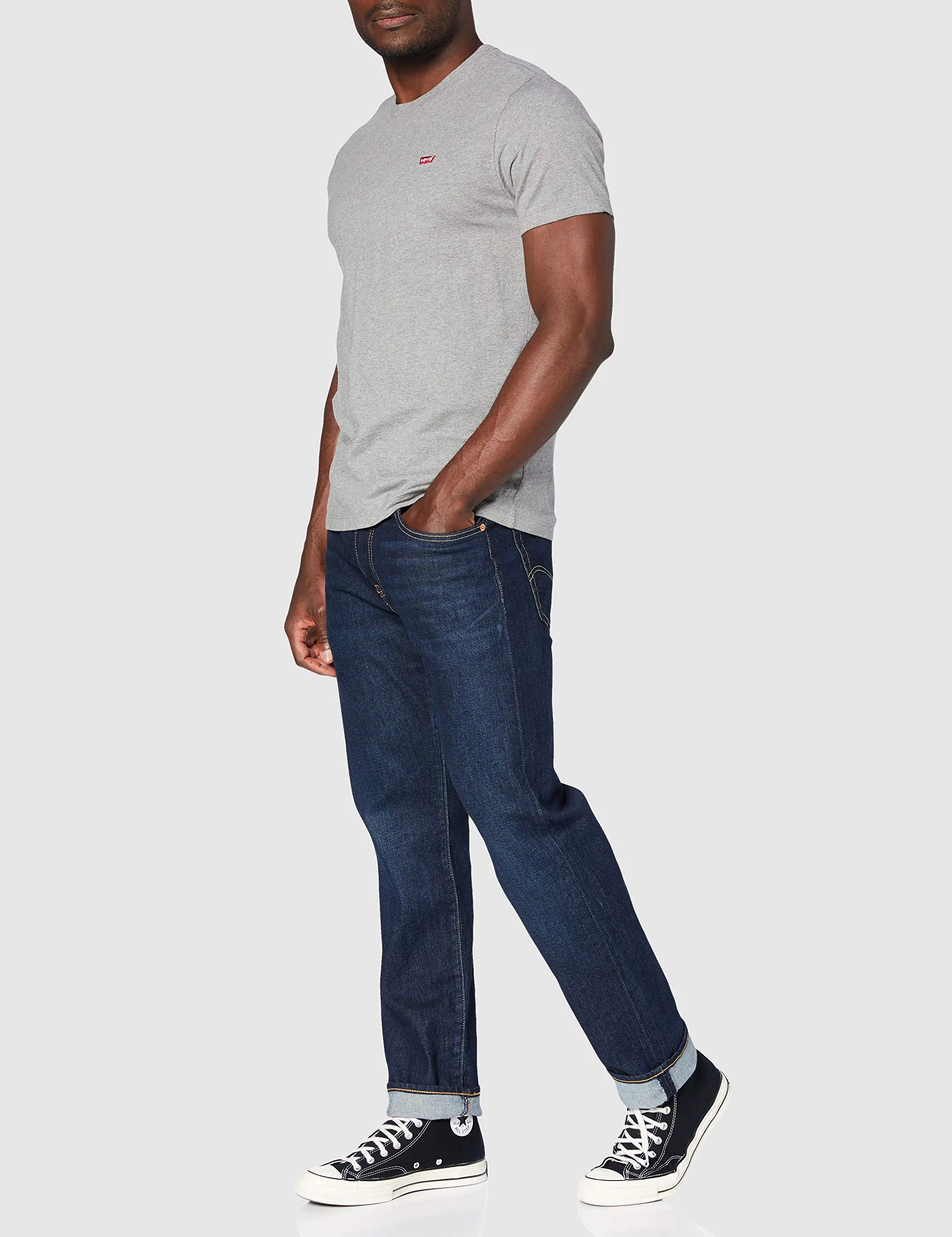 Levi's Original Housemark Tee - Chisel Grey Heather, M - immagine 2