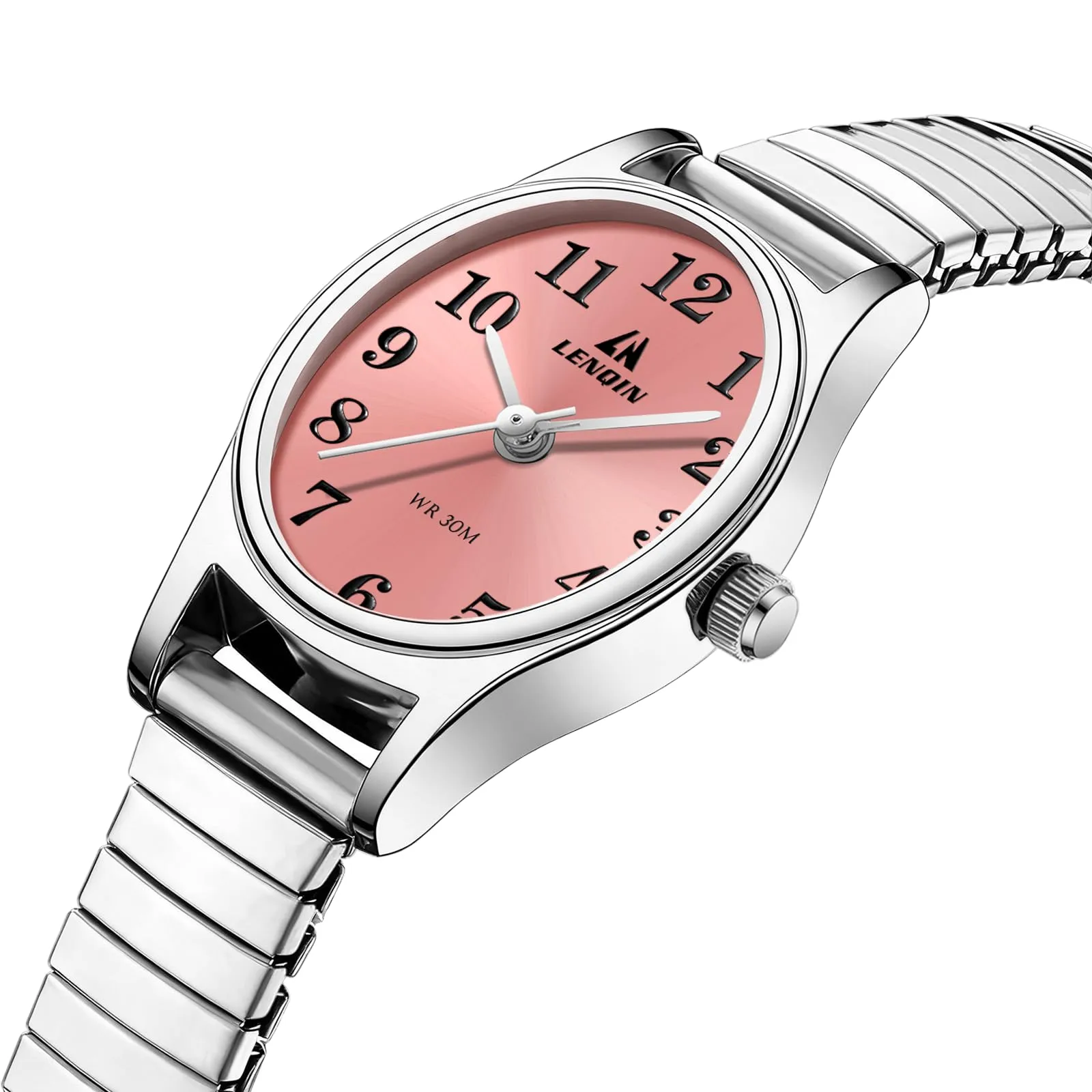 LN LENQIN Orologio Donna Analogico al Quarzo in Acciaio Inossidabile L0161 - immagine 3