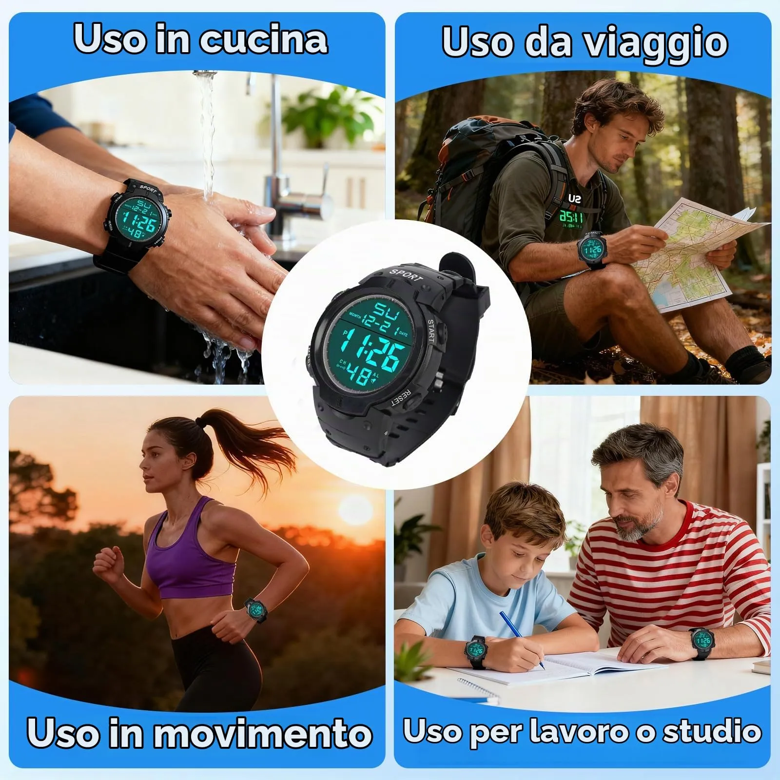 OFFCUP Orologio Analogico al Quarzo in Pelle da Donna - immagine 7