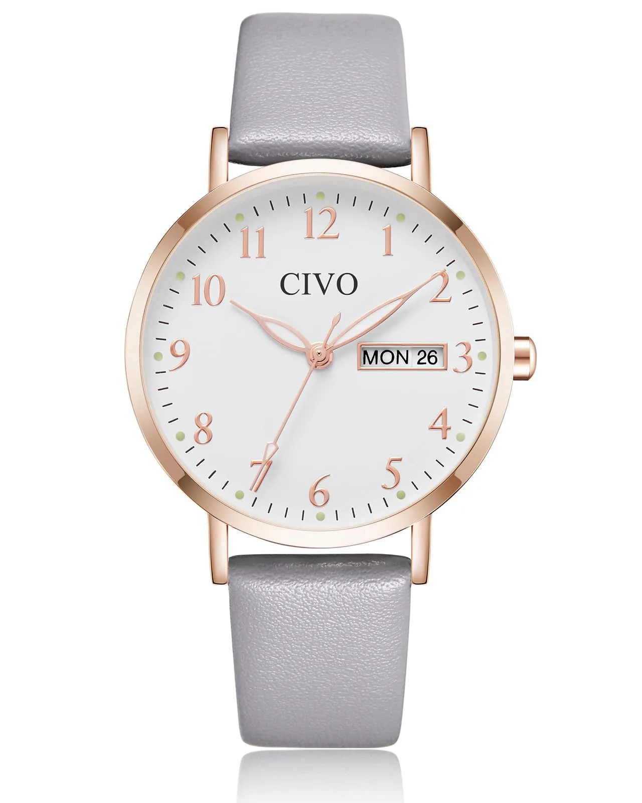 CIVO Orologio Donna Analogico 35mm Quadrante Grande Numeri 2408C-3 - immagine 1
