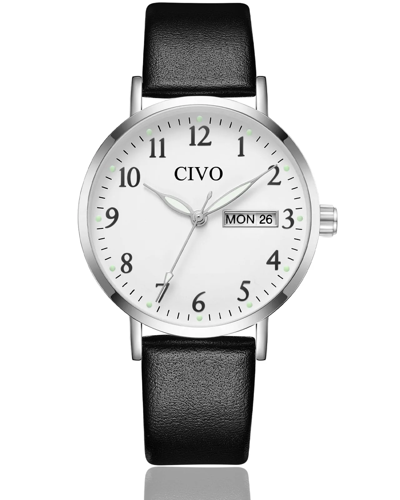 CIVO Orologio Donna Analogico Quadrante 35mm Numeri Grandi 2408s - immagine 1
