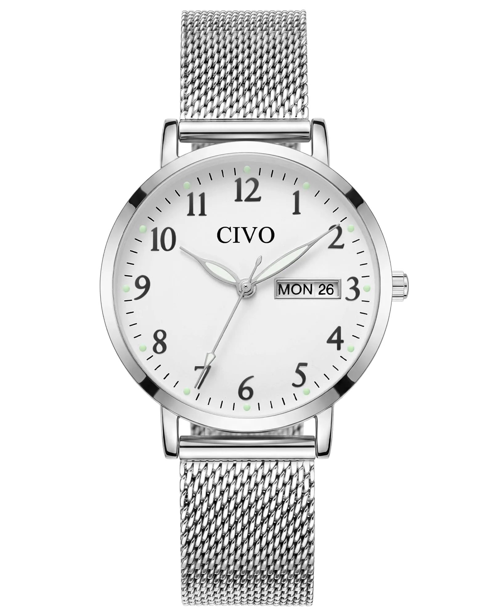 CIVO Orologio Donna Analogico Quadrante 35mm 2408m-silver - immagine 1