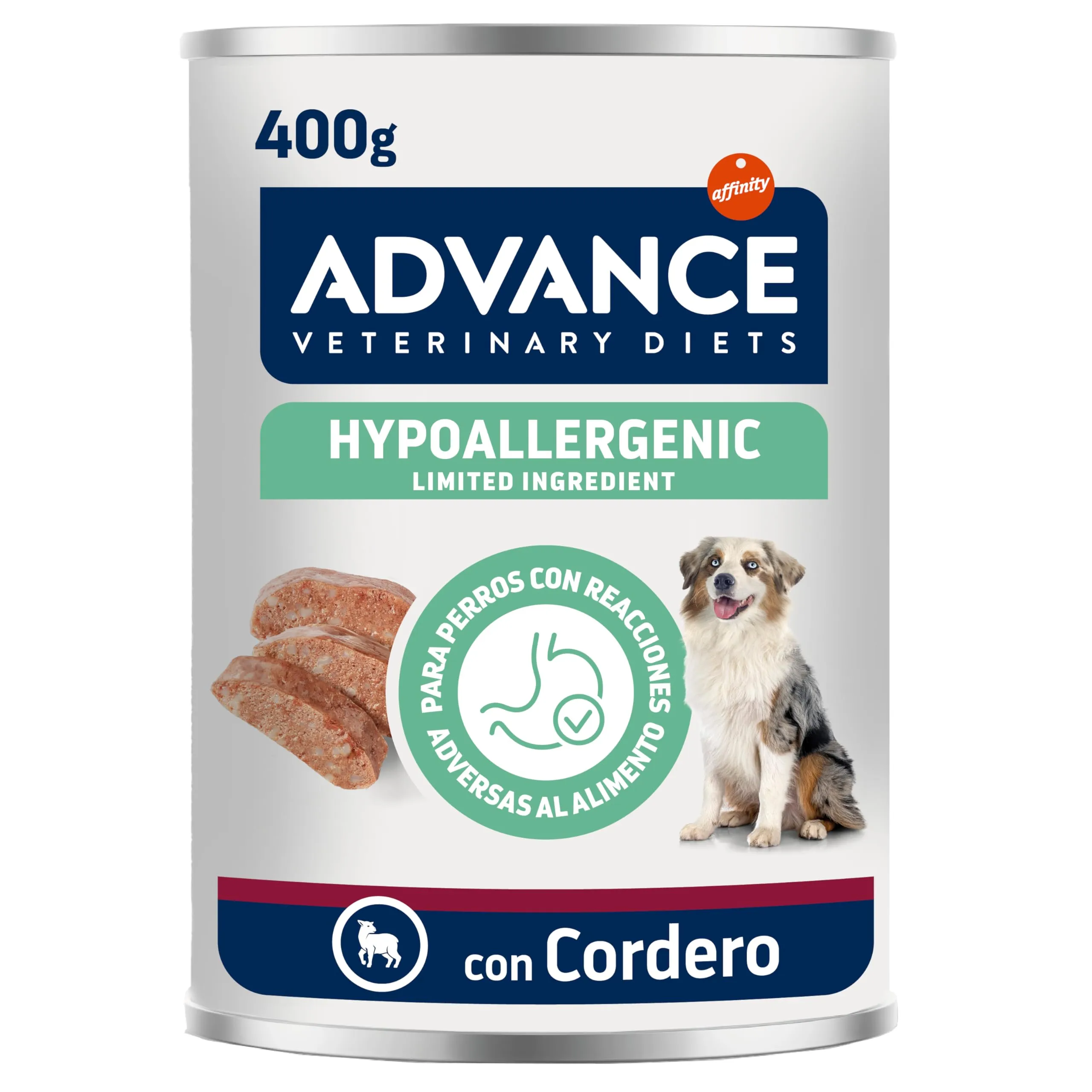 Affinity Advance Veterinary Diets Hypoallergenic Dog Wet Food with Lamb, 6 x 400g - immagine 2