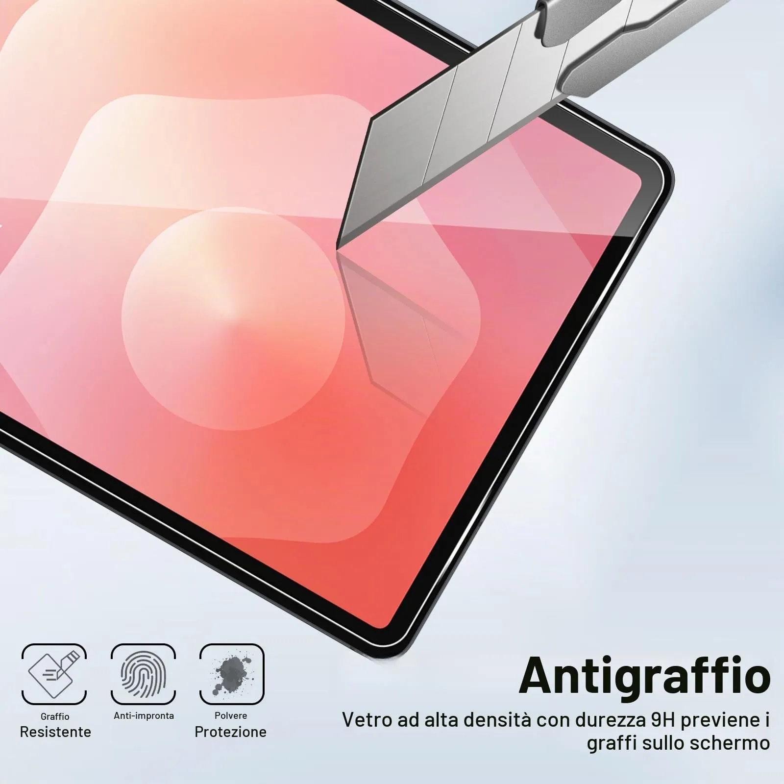 ELYCO Pellicola Protettiva in Vetro Temperato per Samsung Galaxy Tab S11 11 Pollici - immagine 4