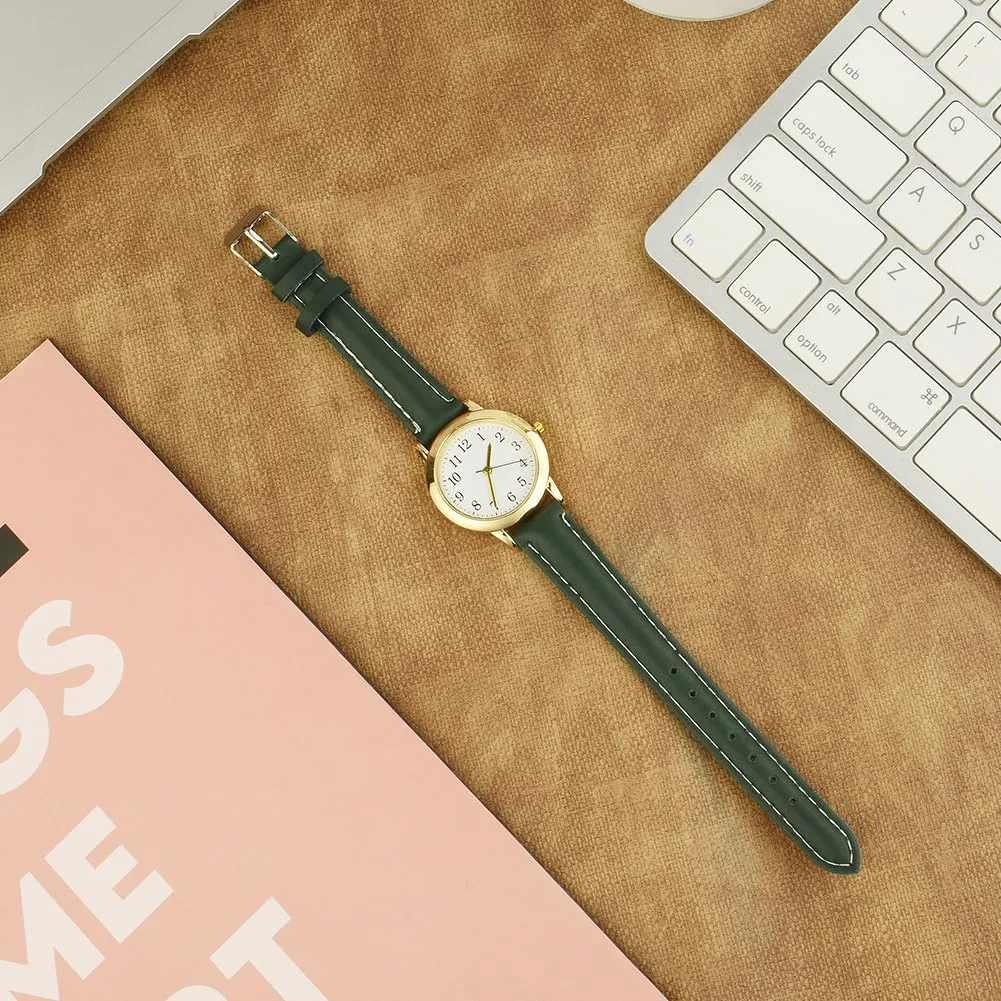 Vicloon Orologio da Donna al Quarzo Analogico, Business Casual (Verde) - immagine 7