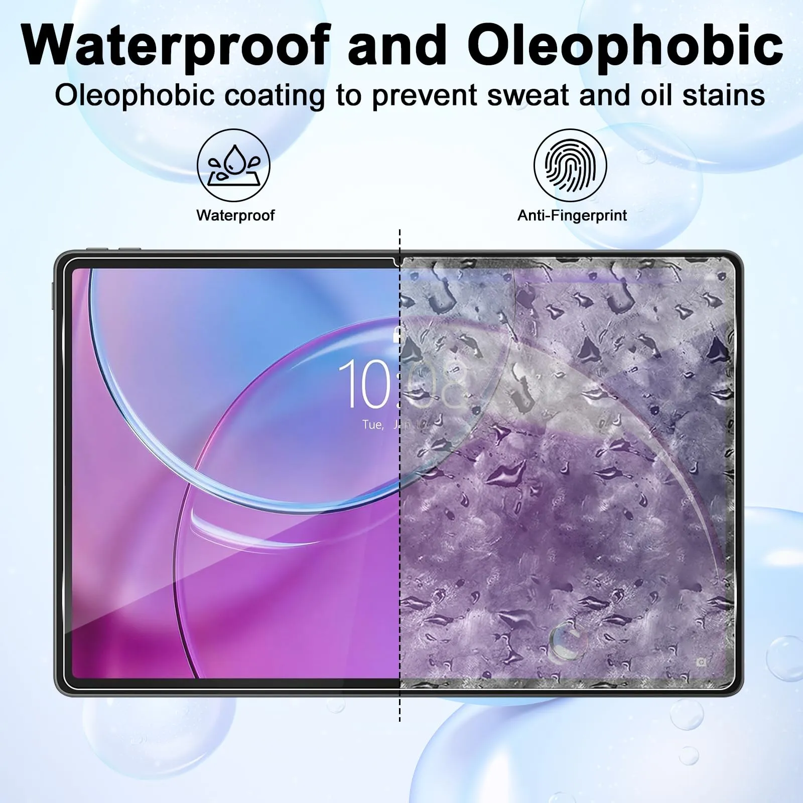 ELYCO Pellicola Protettiva in Vetro Temperato per Lenovo Idea Tab Pro Gen 2 13", 2+1 Pezzi - immagine 3