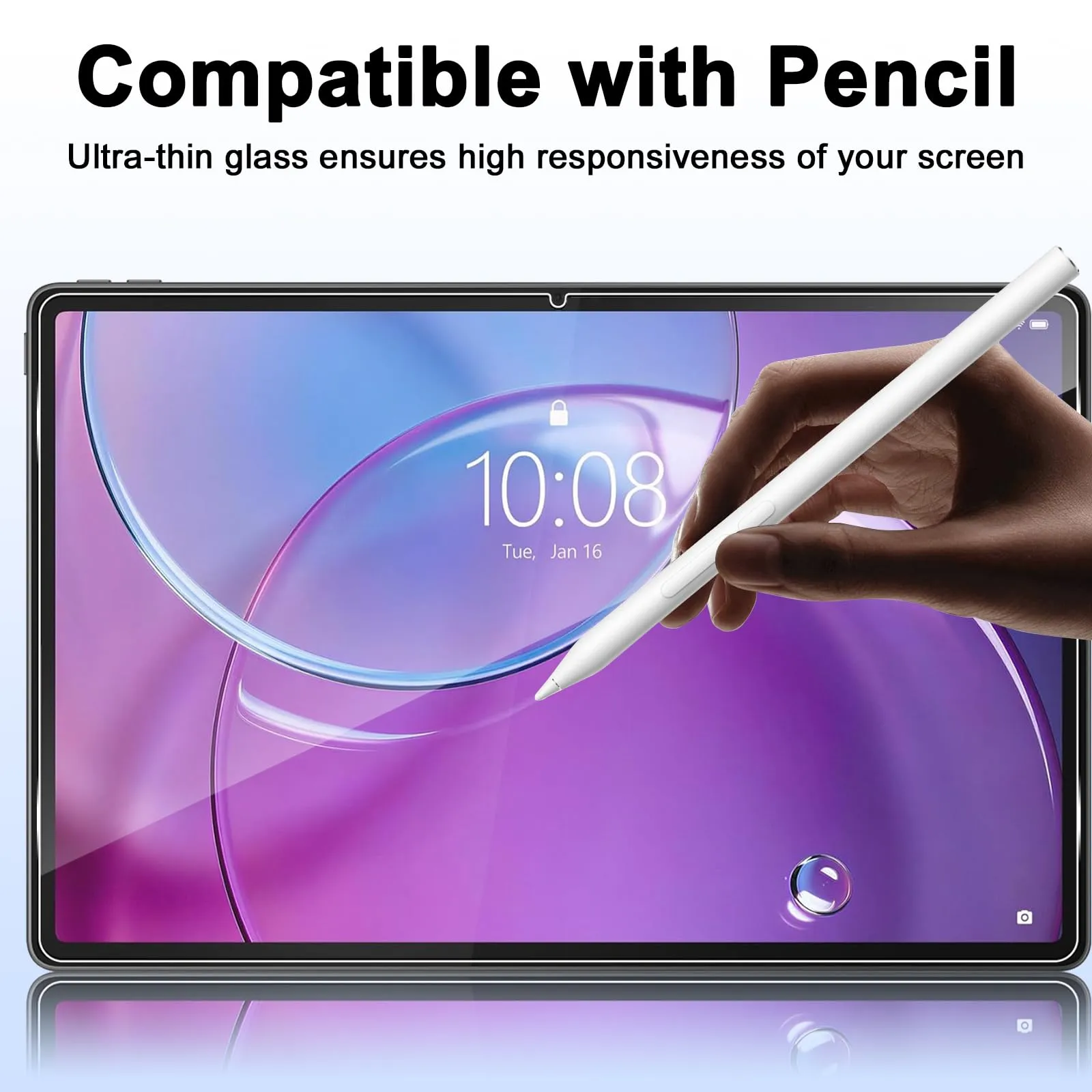 ELYCO Pellicola Protettiva in Vetro Temperato per Lenovo Idea Tab Pro Gen 2 13", 2+1 Pezzi - immagine 5