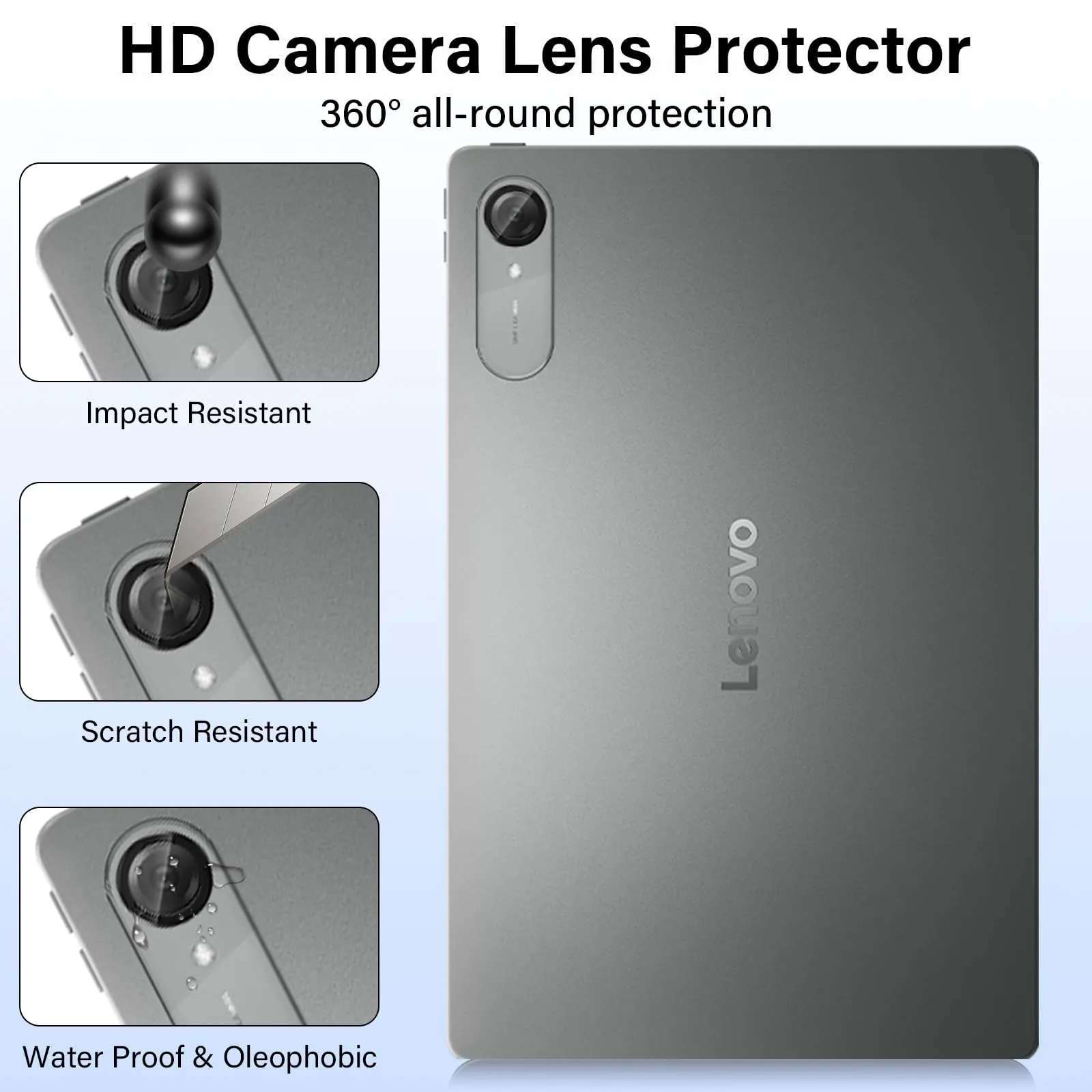 ELYCO Pellicola Protettiva in Vetro Temperato per Lenovo Idea Tab Pro Gen 2 13", 2+1 Pezzi - immagine 6