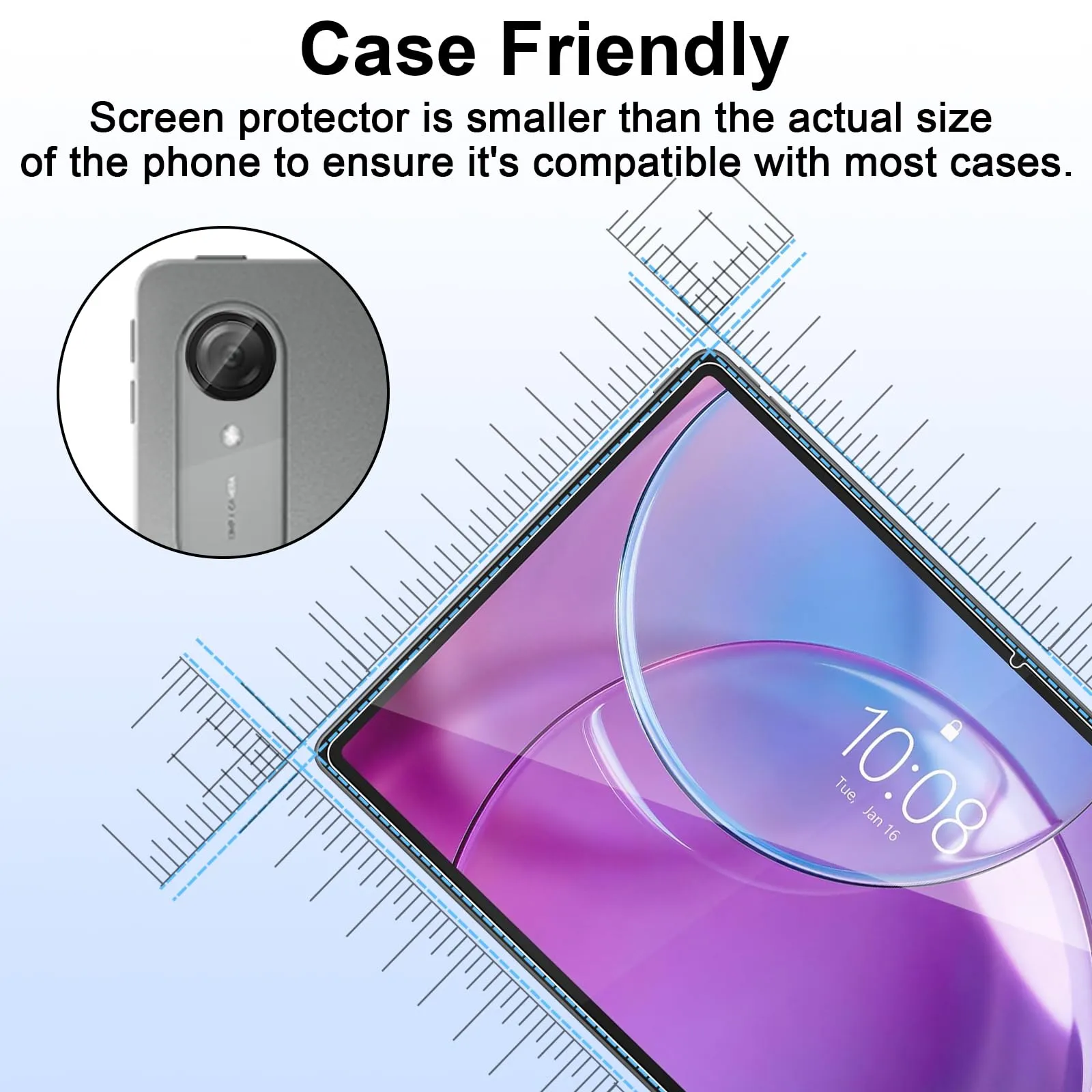 ELYCO Pellicola Protettiva in Vetro Temperato per Lenovo Idea Tab Pro Gen 2 13", 2+1 Pezzi - immagine 7
