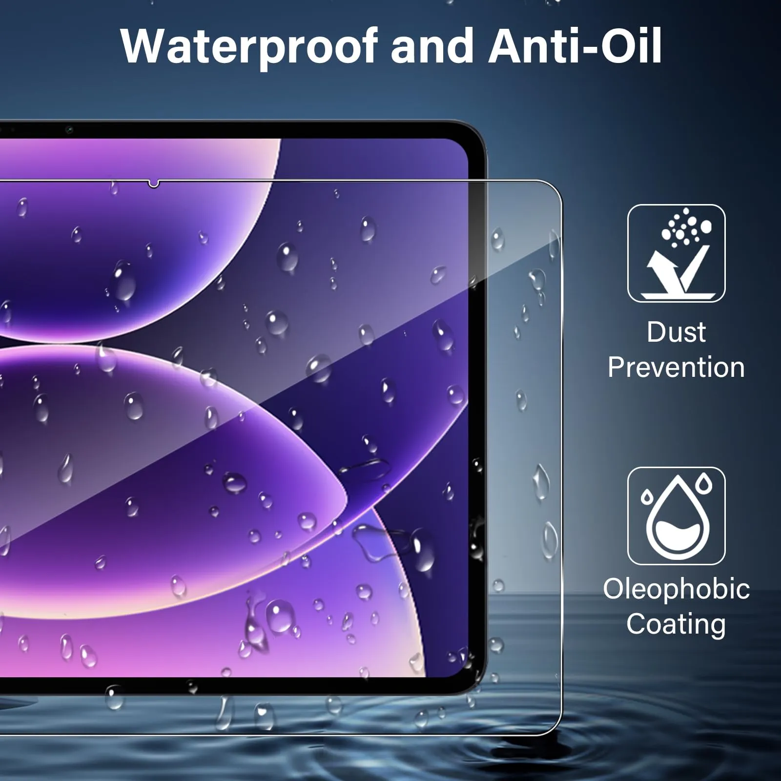 ELYCO Pellicola Protettiva in Vetro Temperato per Xiaomi Pad 8, 8 Pro, Pad 7, 7 Pro 11.2 Pollici - immagine 5